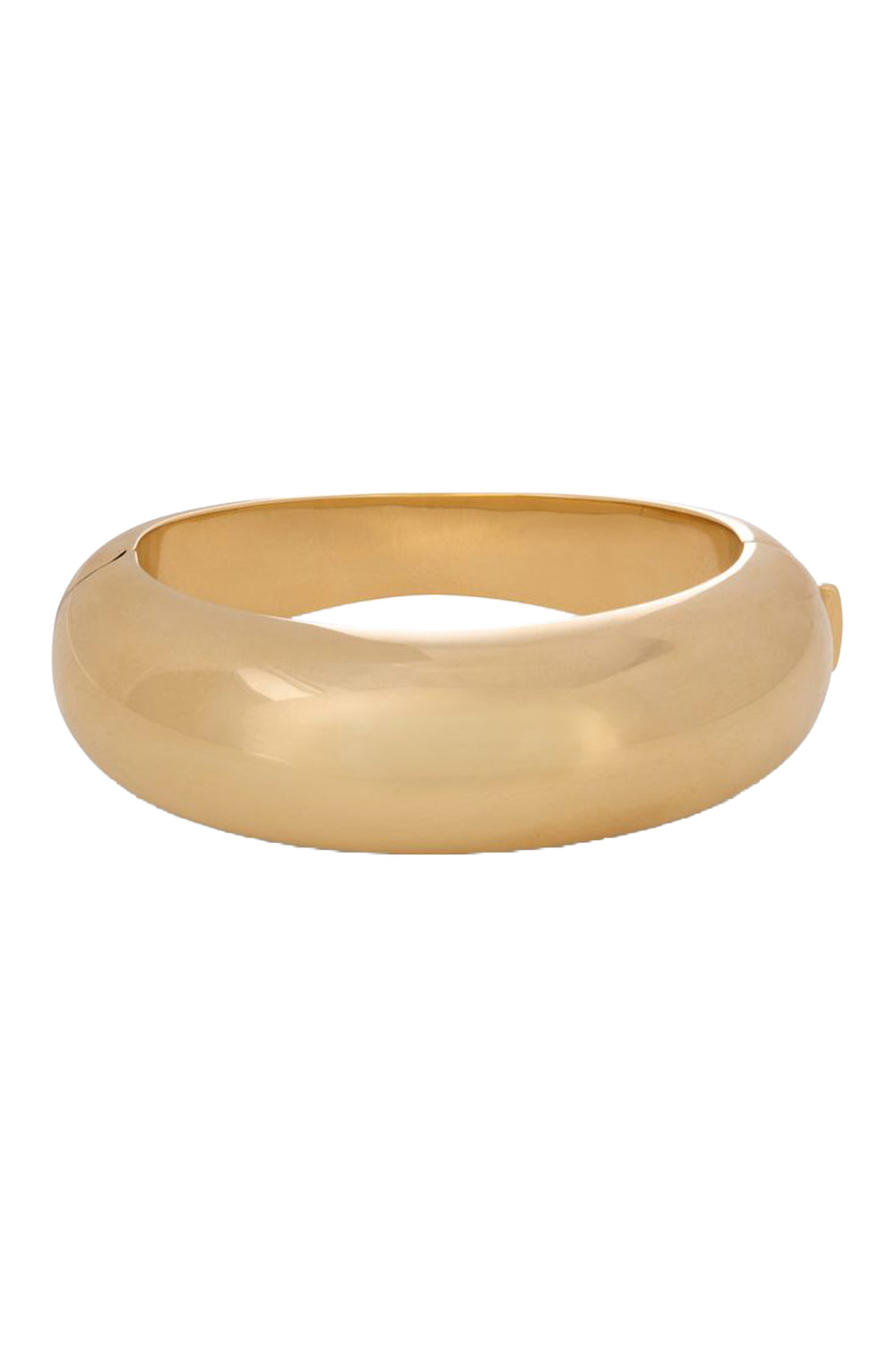 French Dome Bangle Bracelet - 22mm-YELLOW GOLD-JEWELRYFINE JEWELBRACELET O-SIDNEY GARBER