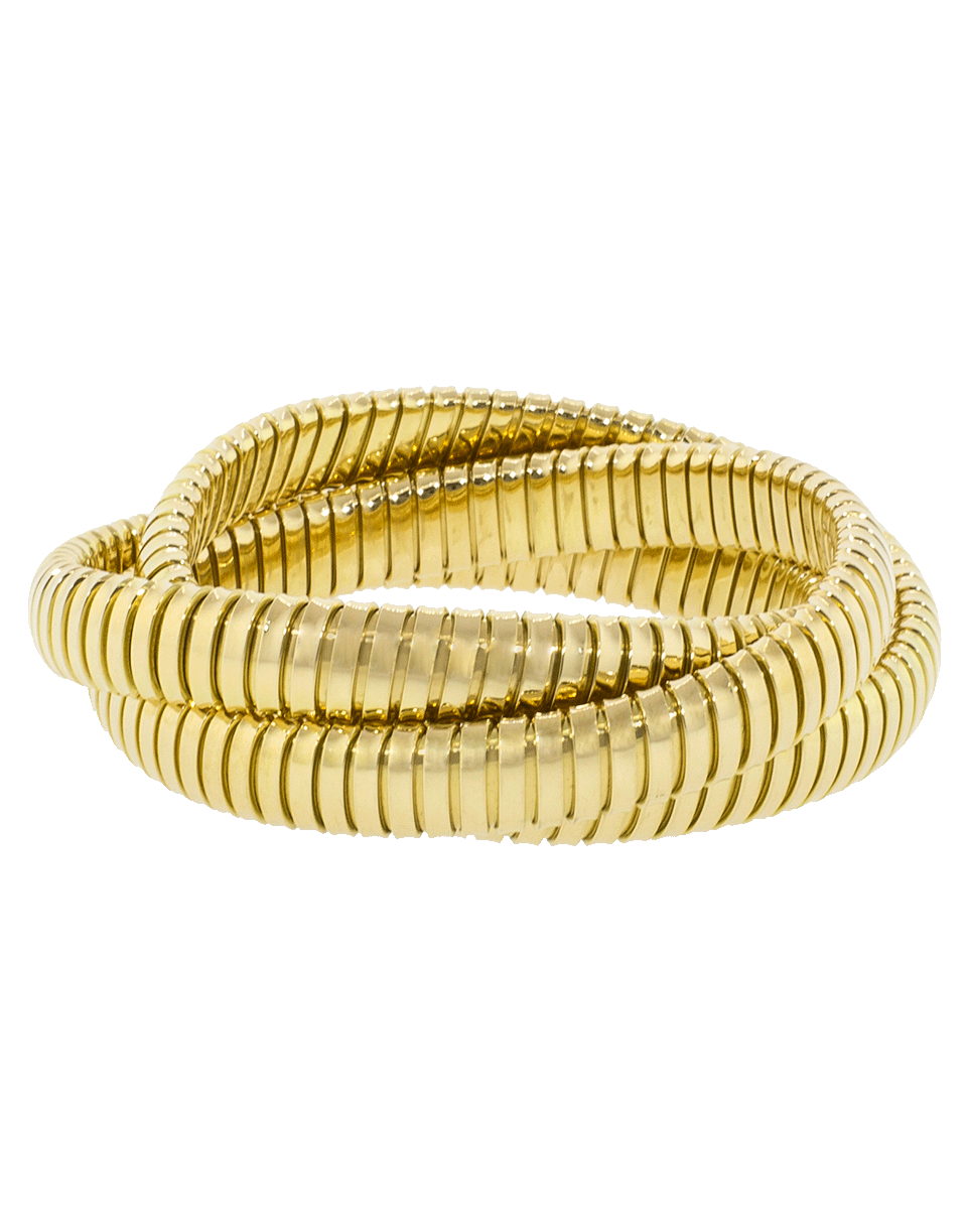 SIDNEY GARBER-Three Band Rolling Bracelet-YELLOW GOLD