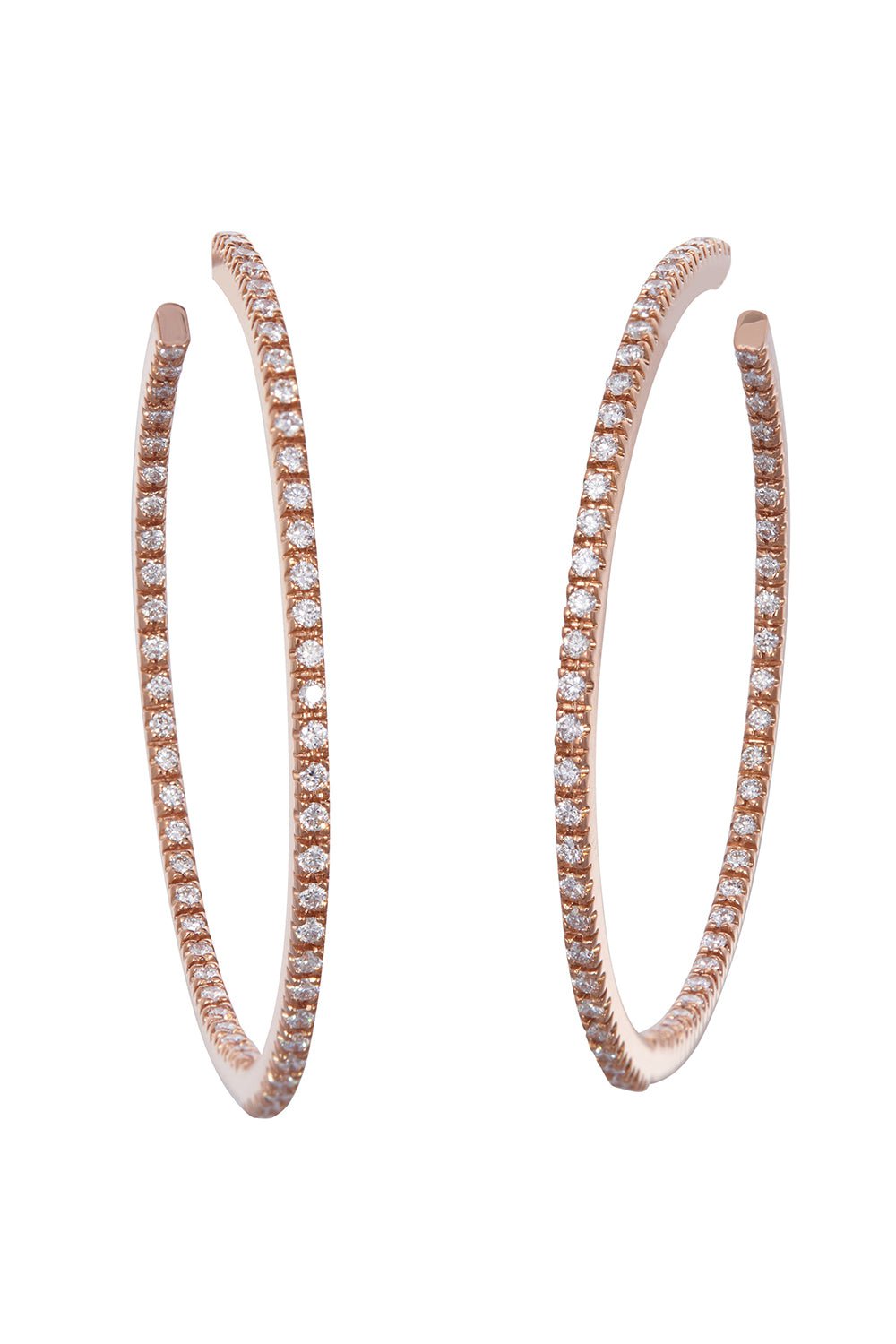  SIDNEY GARBER-Perfect Hoop Earrings-ROSE GOLD 