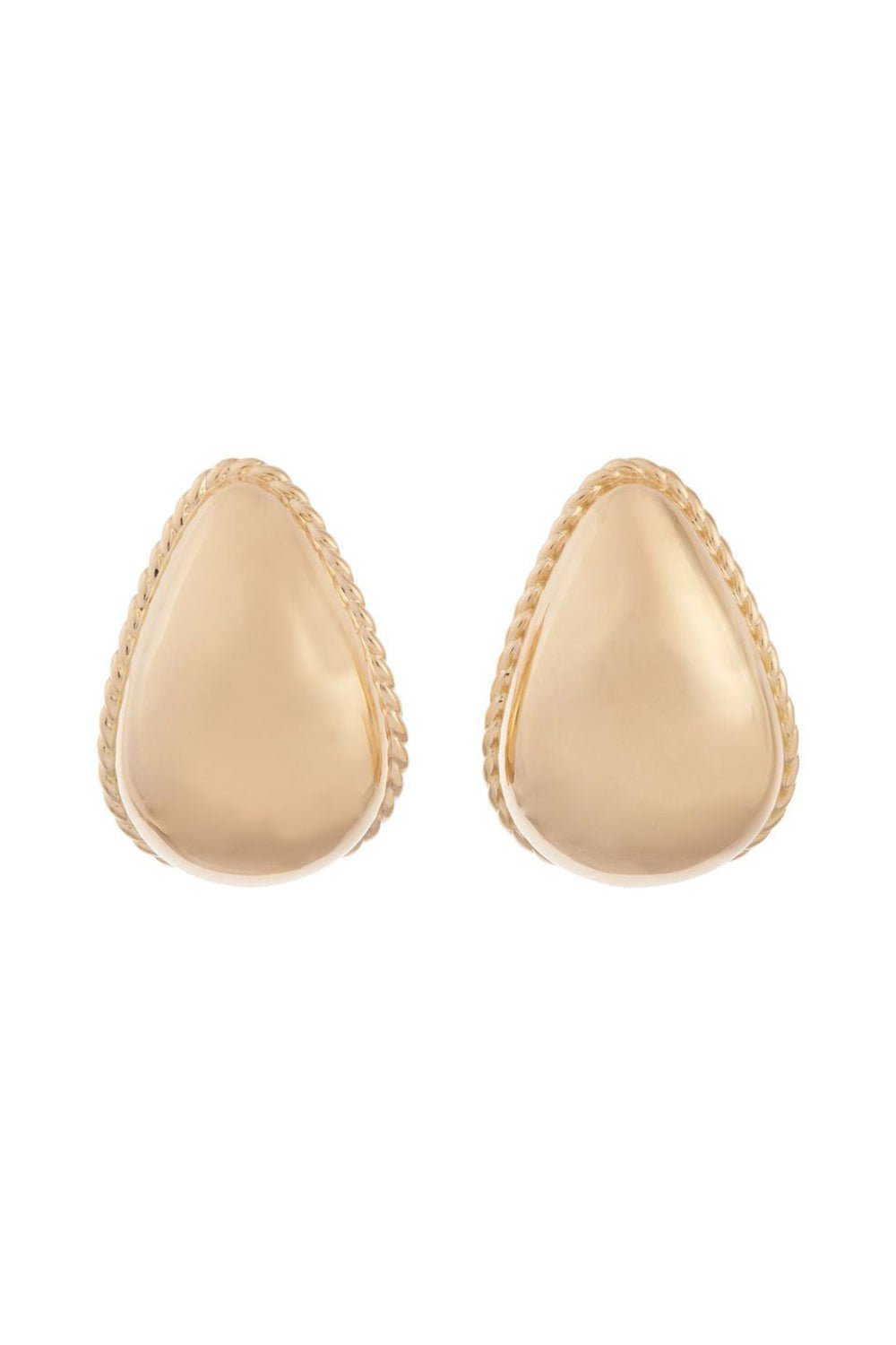 SIDNEY GARBER-Anjou Dome Earrings - Yellow Gold-YELLOW GOLD