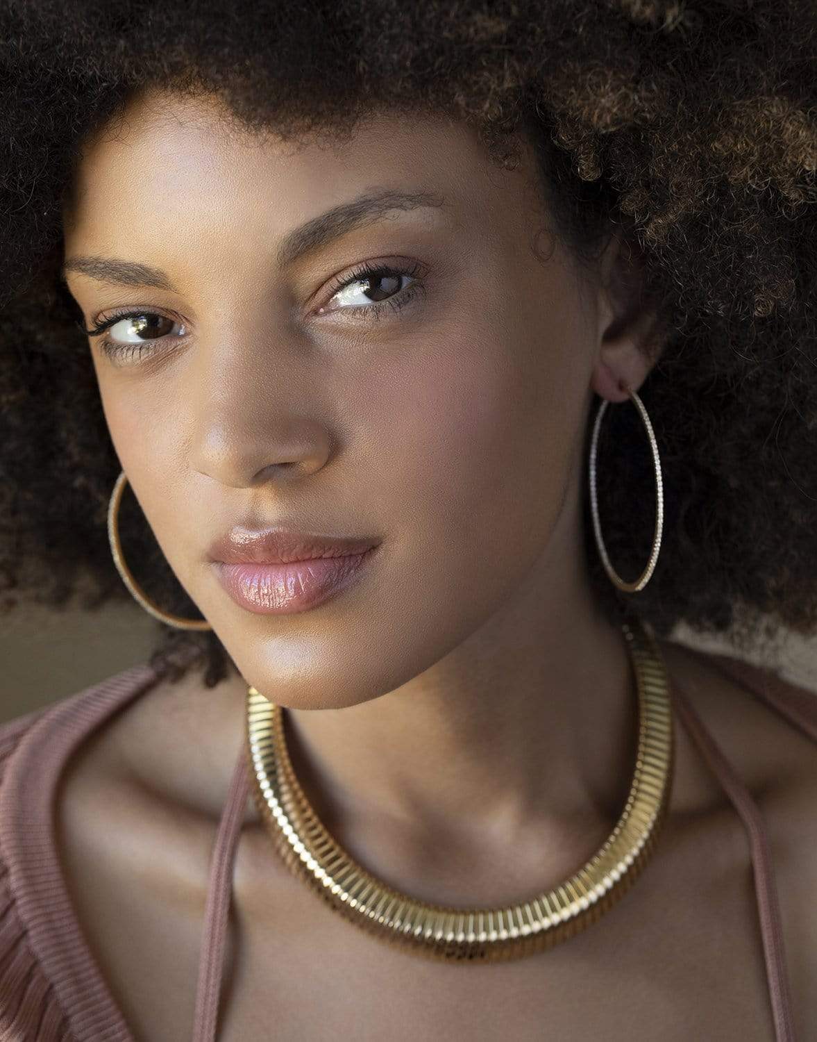 SIDNEY GARBER-Pave Diamond Perfect Hoops-YELLOW GOLD