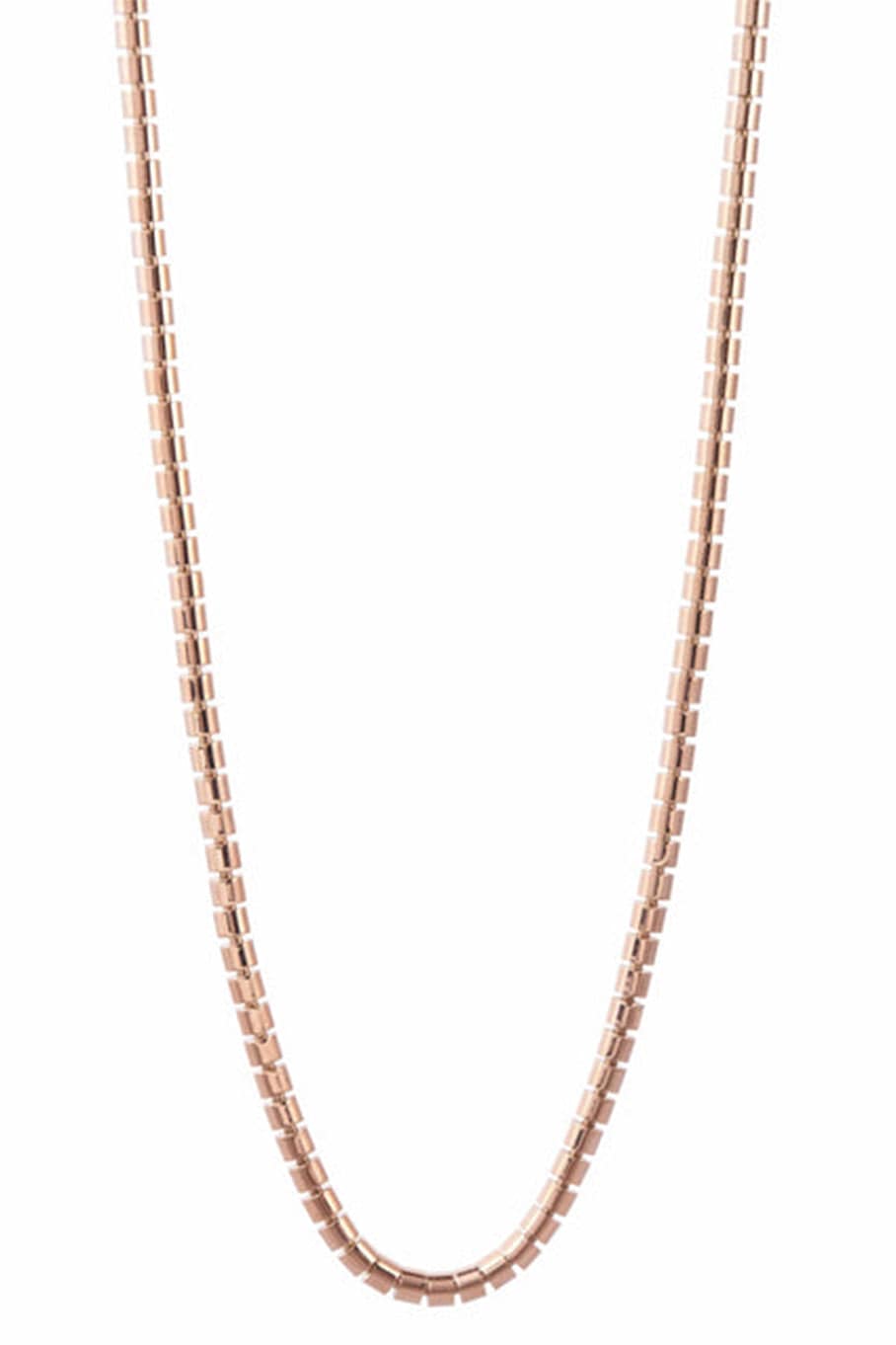 SIDNEY GARBER-Skinny Ophelia Necklace 36Inch-ROSE GOLD