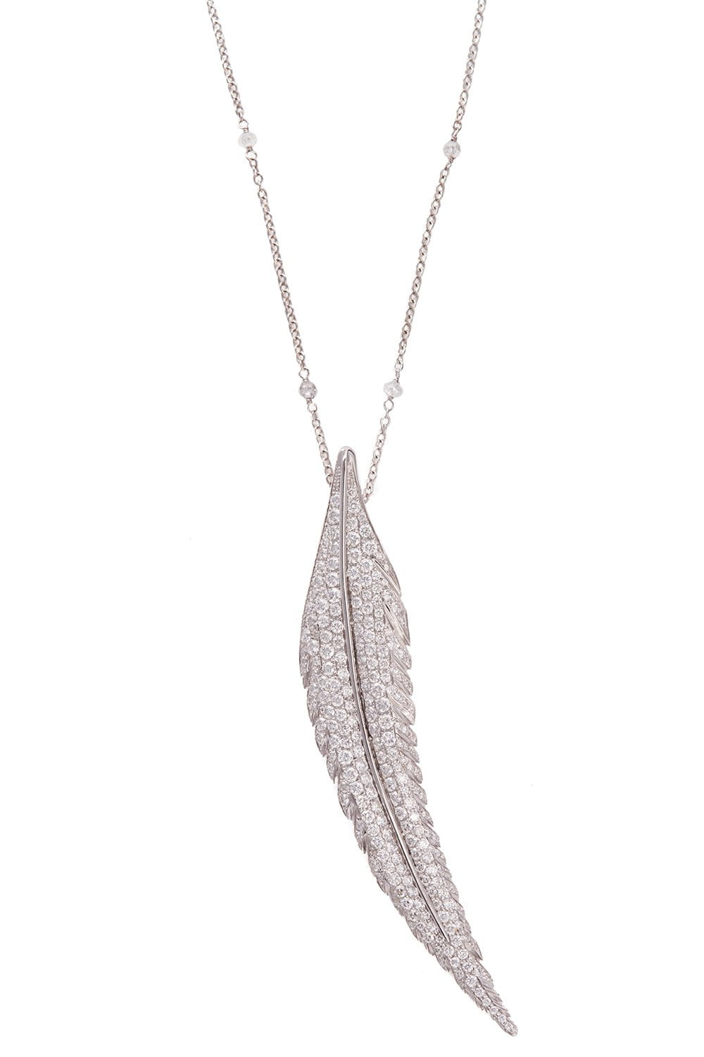 SIDNEY GARBER-Alessandra Necklace-WHITE GOLD