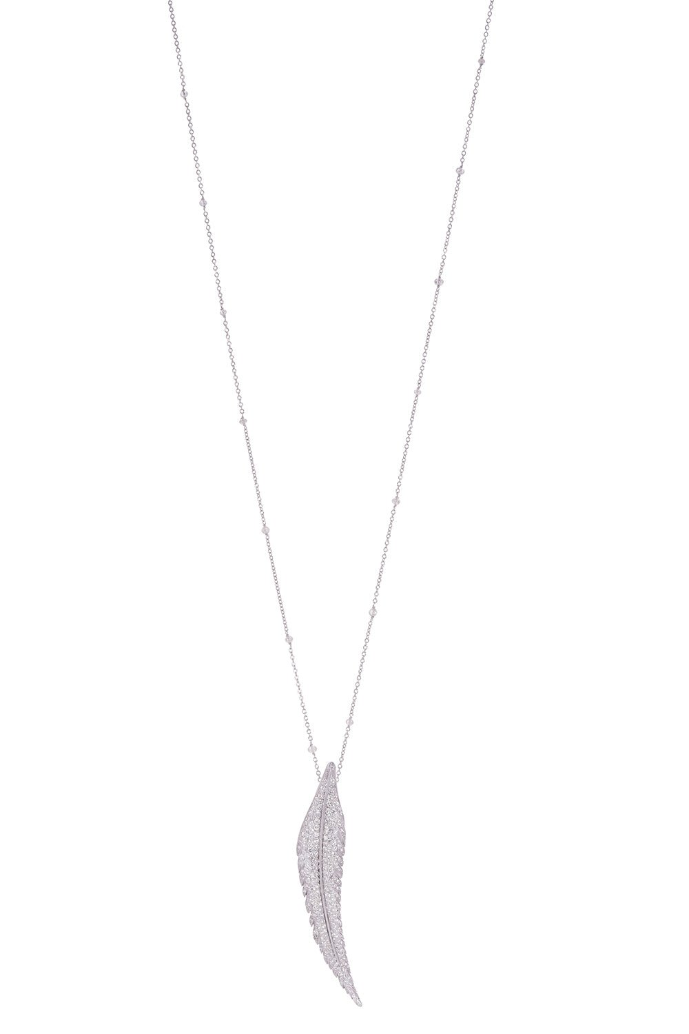 SIDNEY GARBER-Alessandra Necklace-WHITE GOLD
