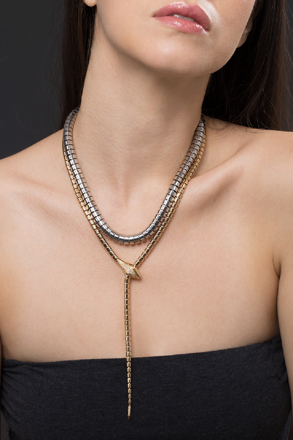 SIDNEY GARBER-Ophelia Necklace-WHITE GOLD