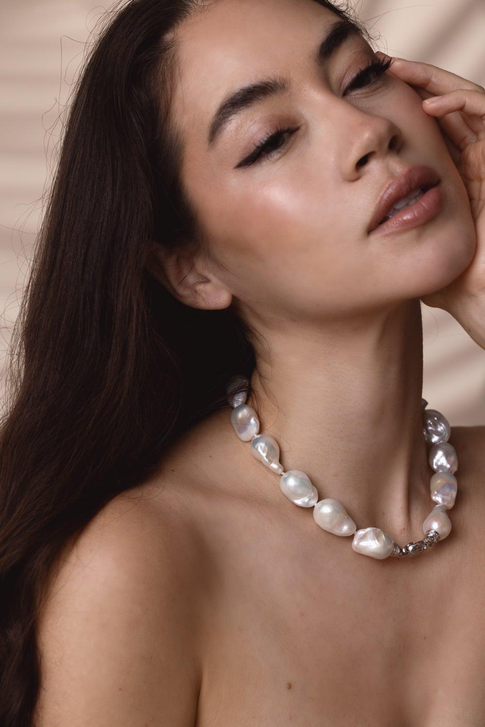 SIDNEY GARBER-Victoria Necklace-WHITE GOLD