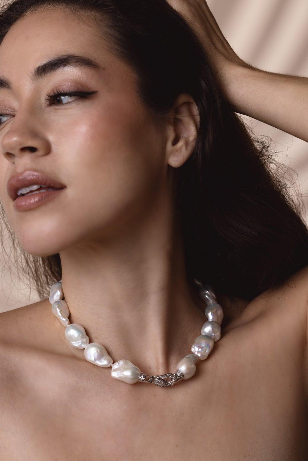 SIDNEY GARBER-Victoria Necklace-WHITE GOLD