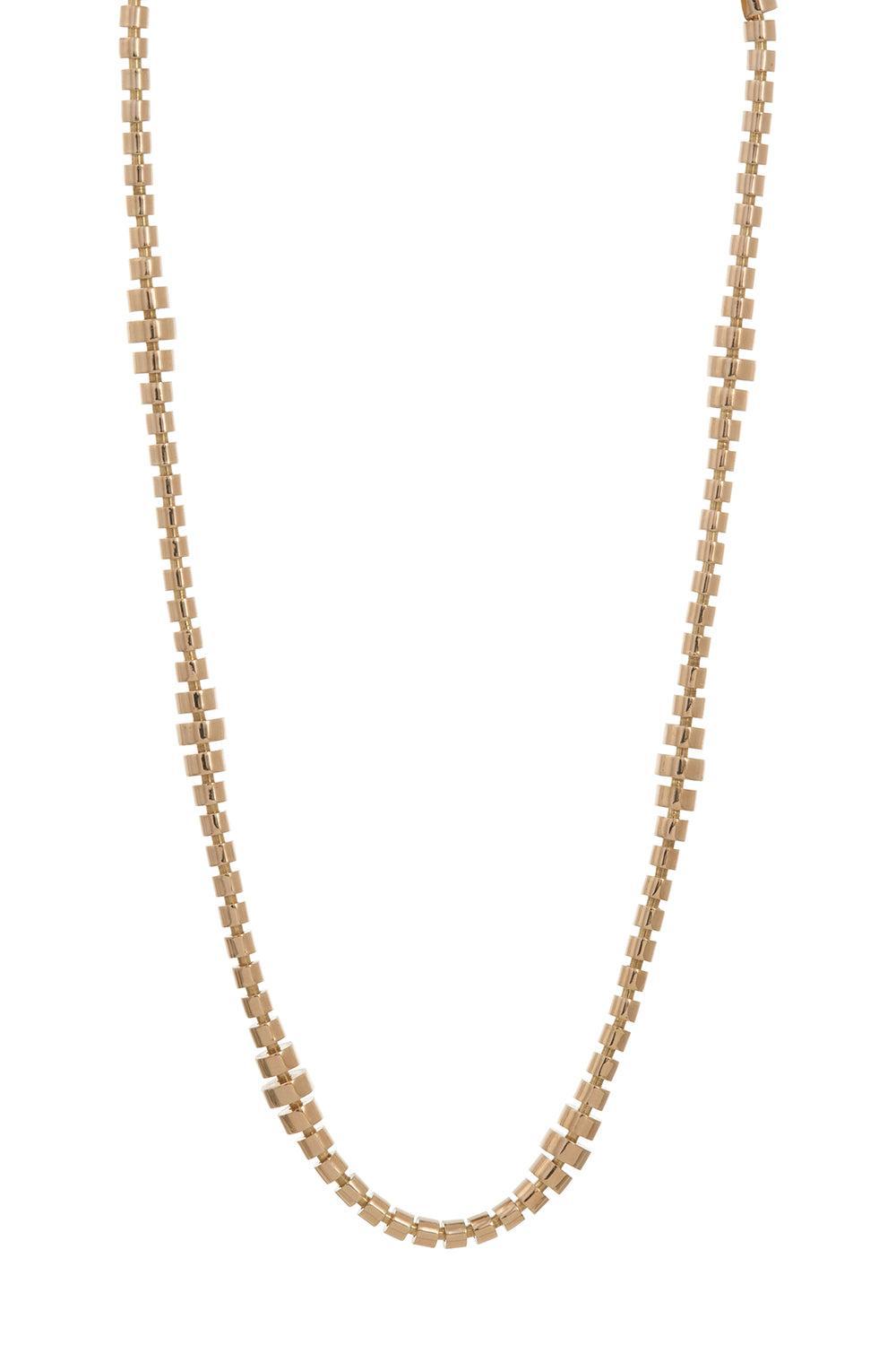 Mini Hourglass Necklace-YELLOW GOLD-16-JEWELRYFINE JEWELNECKLACE O-SIDNEY GARBER