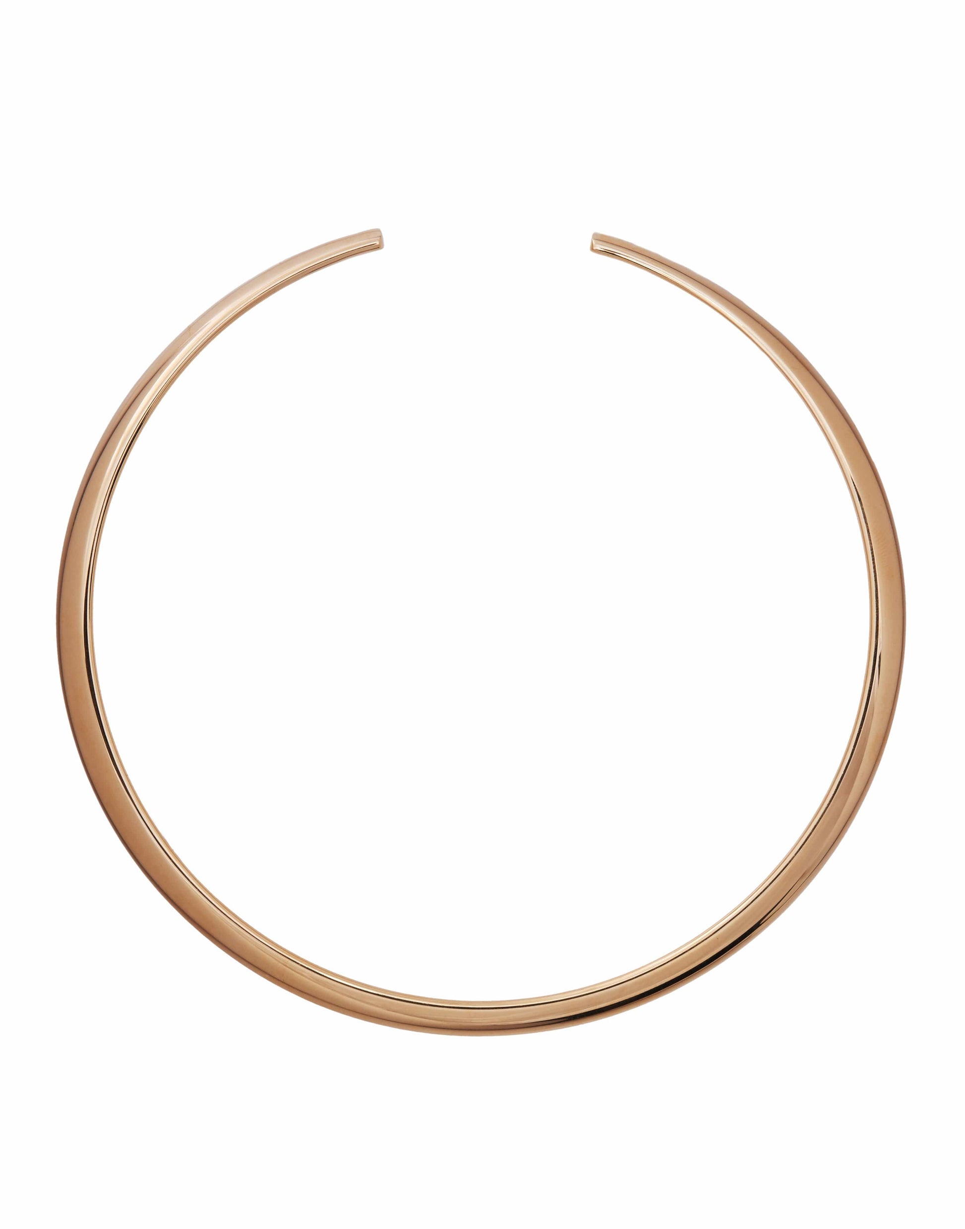 SIDNEY GARBER-Gloria Flexible Narrow Collar - Yellow Gold-YELLOW GOLD