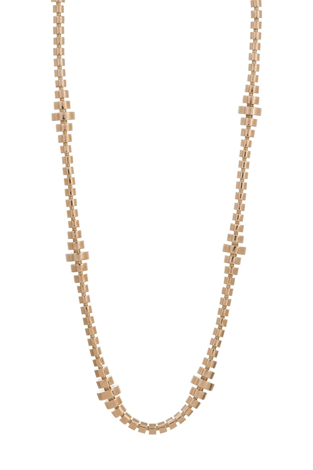 SIDNEY GARBER-Hourglass Necklace-YELLOW GOLD