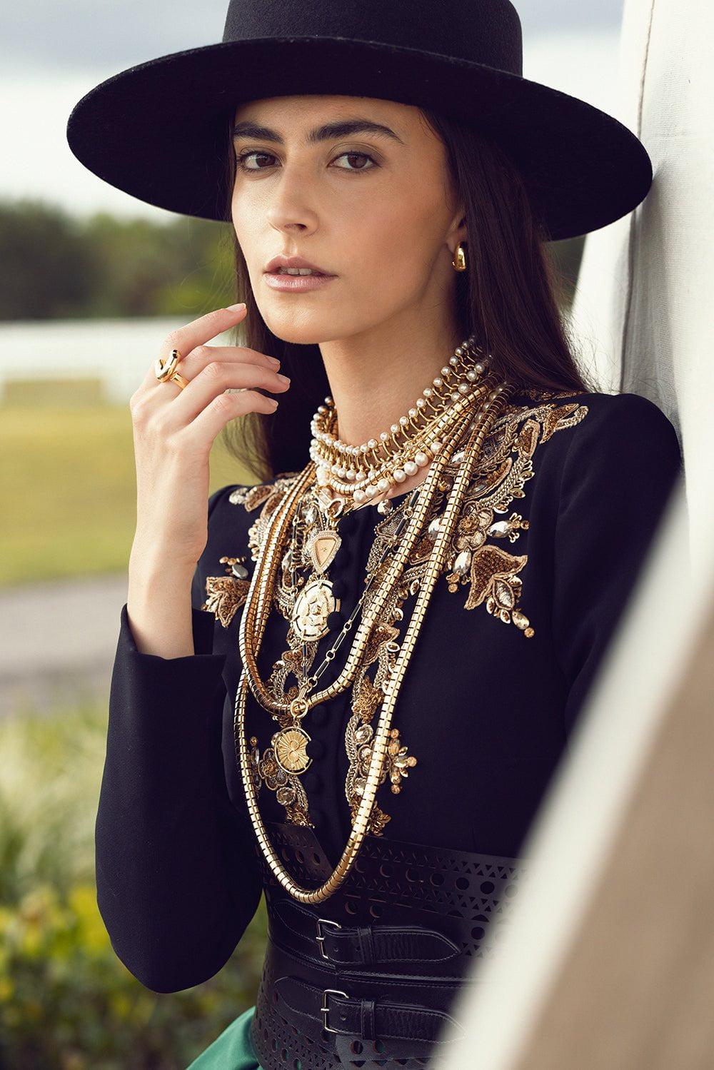 SIDNEY GARBER-Ophelia Necklace-YELLOW GOLD