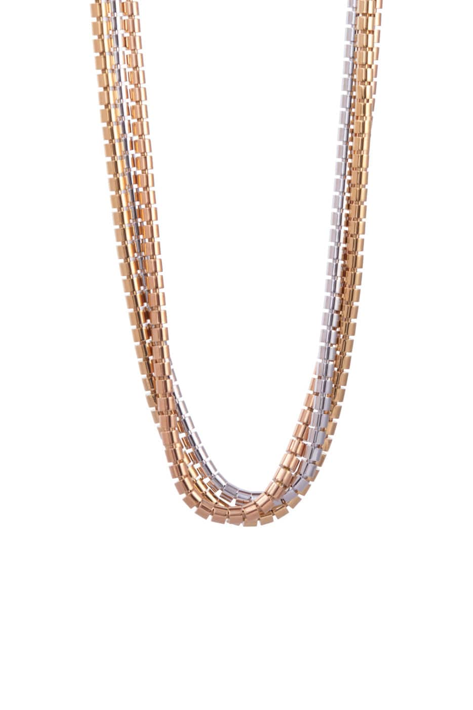 SIDNEY GARBER-Skinny Ophelia Necklace - 16"-YELLOW GOLD