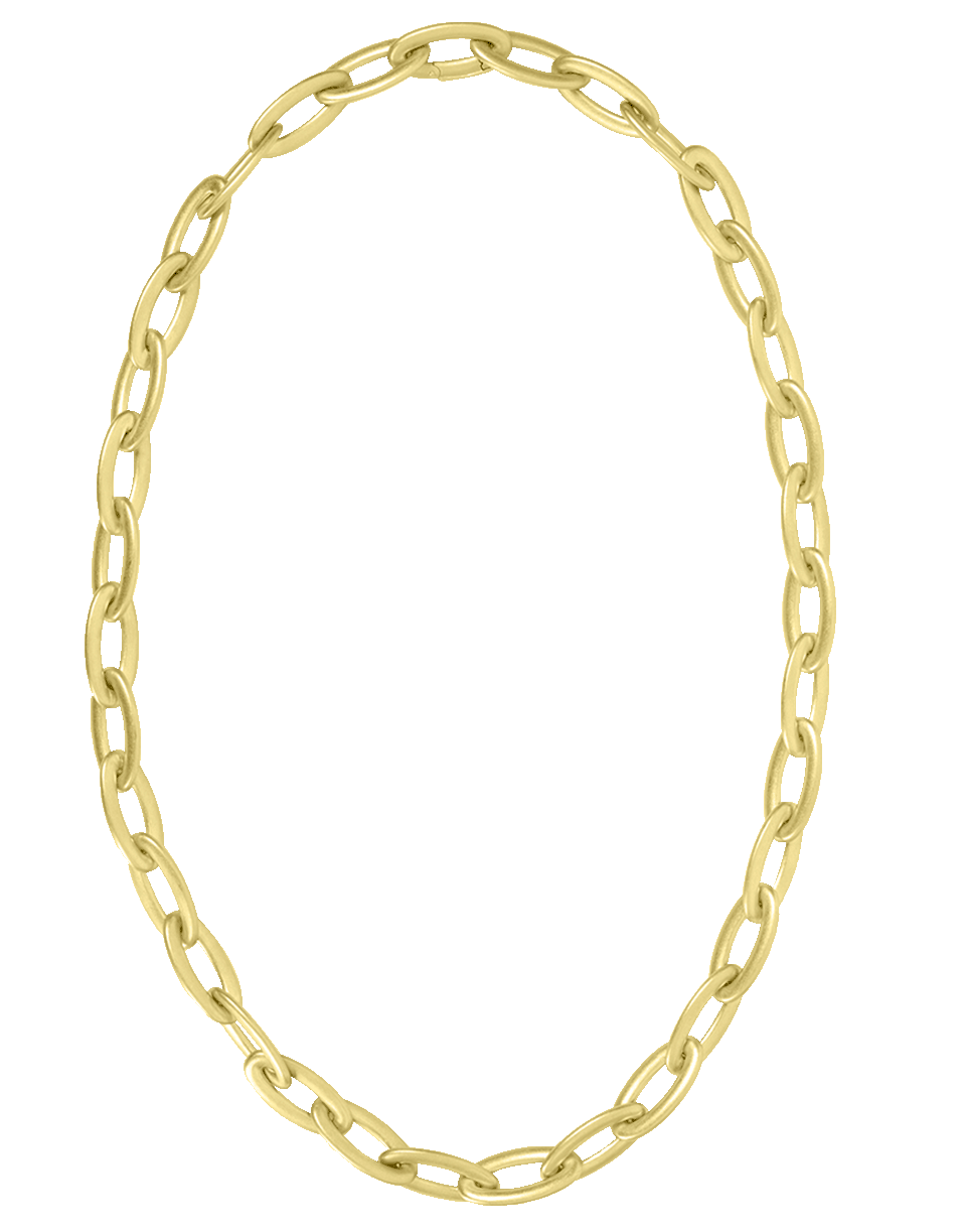 SIDNEY GARBER-Tivoli Oval Link Necklace-YELLOW GOLD