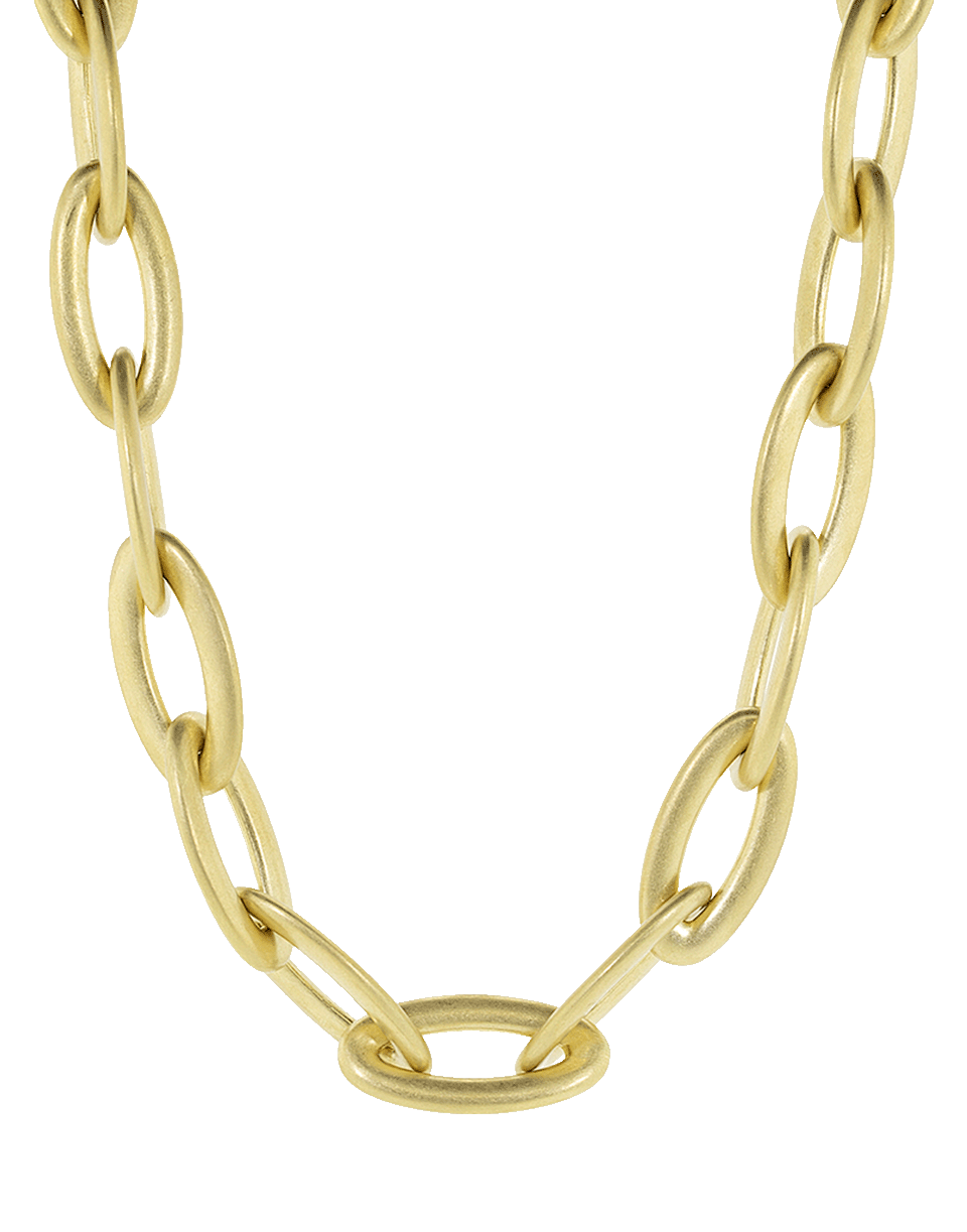 SIDNEY GARBER-Tivoli Oval Link Necklace-YELLOW GOLD