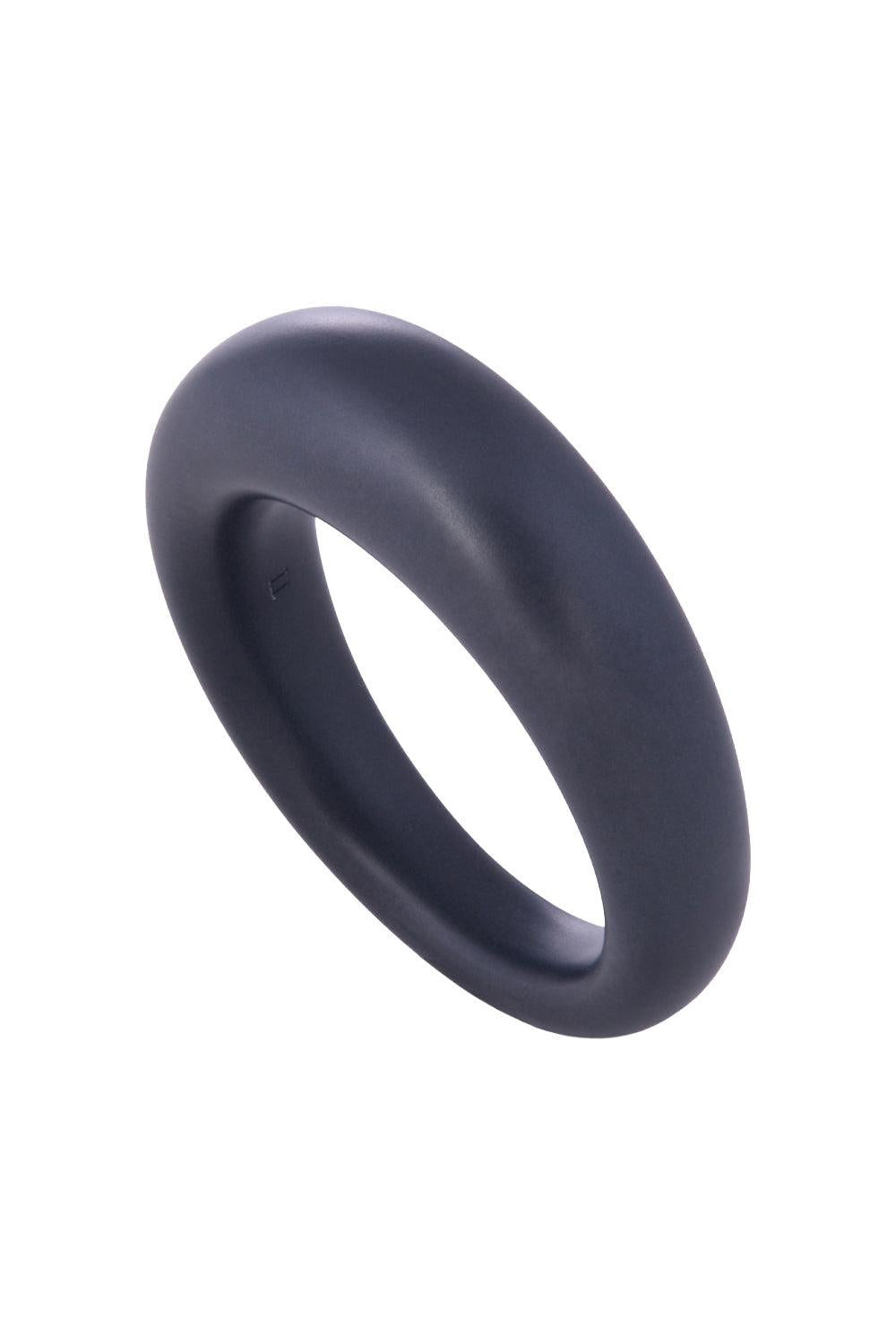French Dome Ring - 7mm - Titanium-TITANIUM-7.5-JEWELRYFINE JEWELRING-SIDNEY GARBER