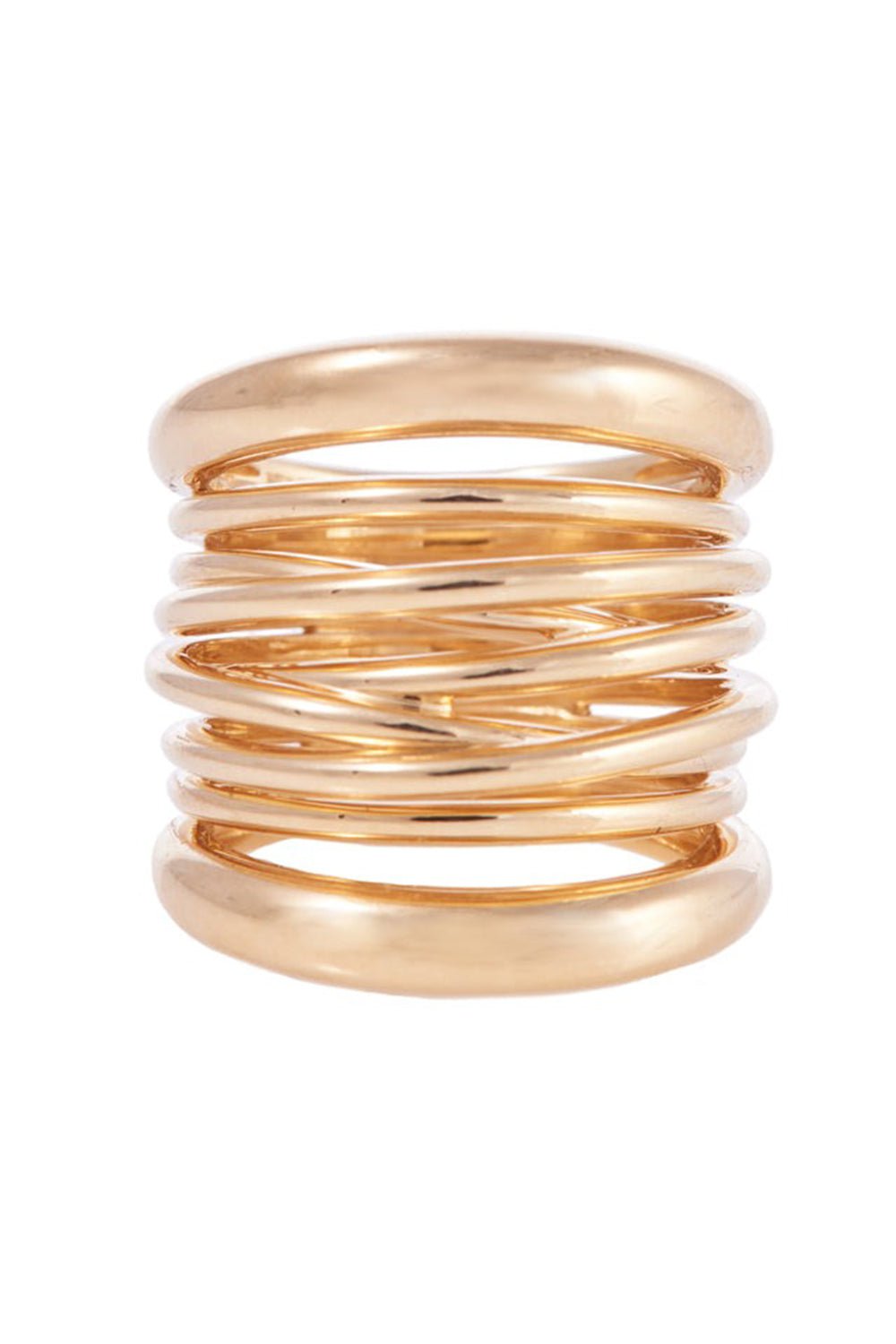 Tall Scribble Ring