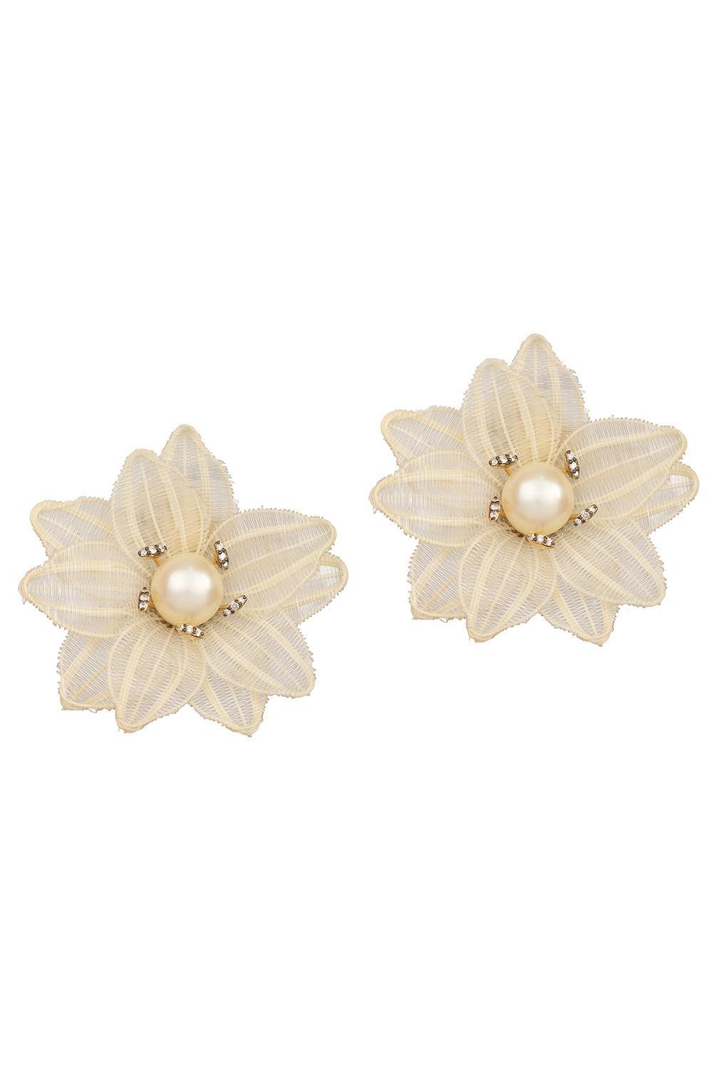 Flower Forma Horse Mane Earrings-YELLOW GOLD-JEWELRYFINE JEWELEARRING-SILVIA FURMANOVICH