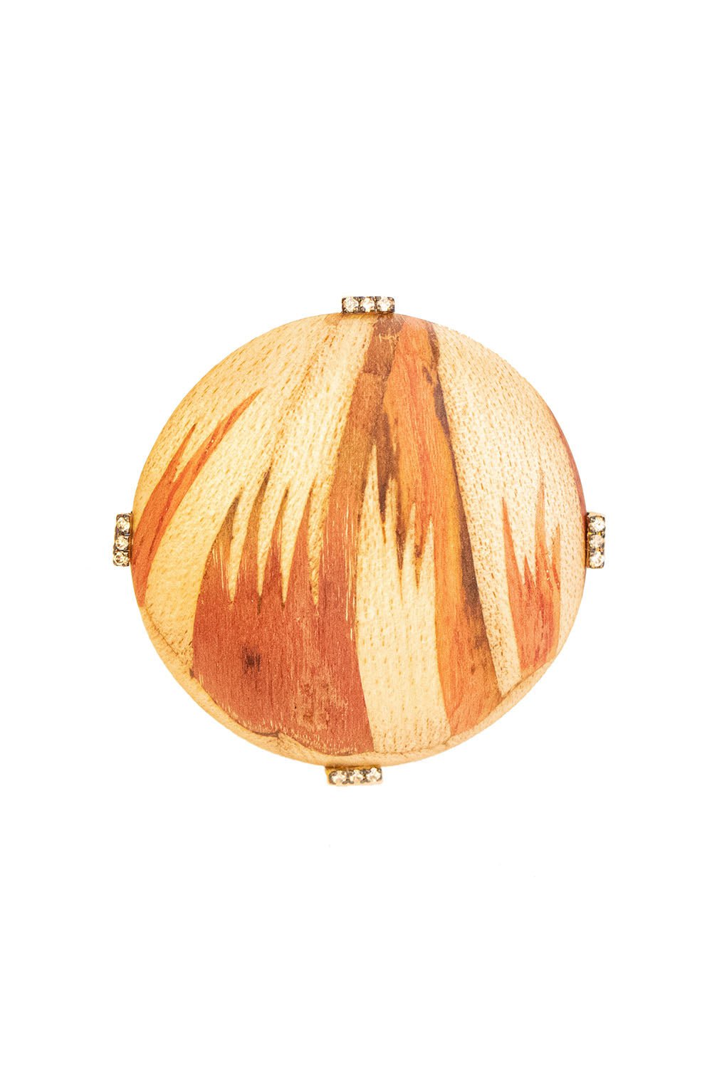 SILVIA FURMANOVICH-Round Marquetry Diamond Ring-YELLOW GOLD