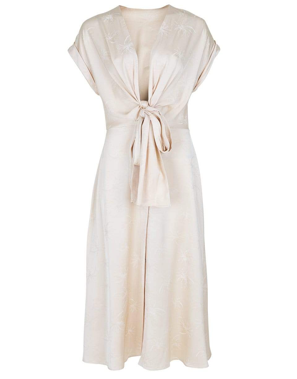 SILVIA TCHERASSI-Aperol Palm Tie Front Dress-