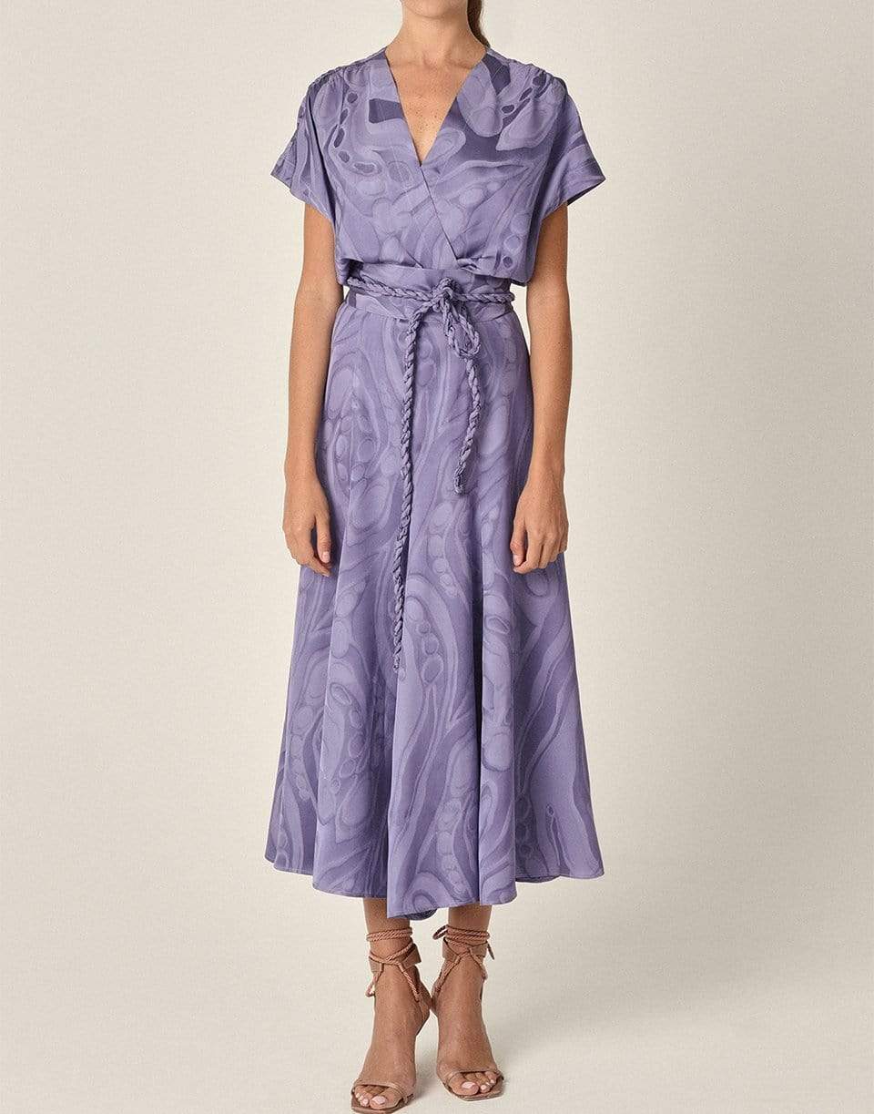 SILVIA TCHERASSI-Sottomarina Belted Midi Dress-
