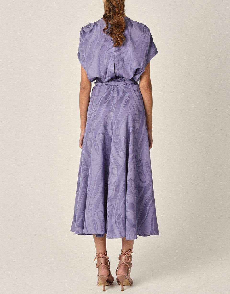 SILVIA TCHERASSI-Sottomarina Belted Midi Dress-