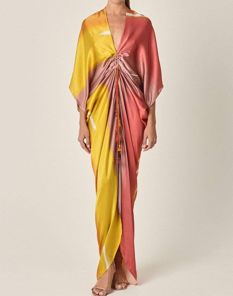 SILVIA TCHERASSI-Cloister Dress-ORANGE