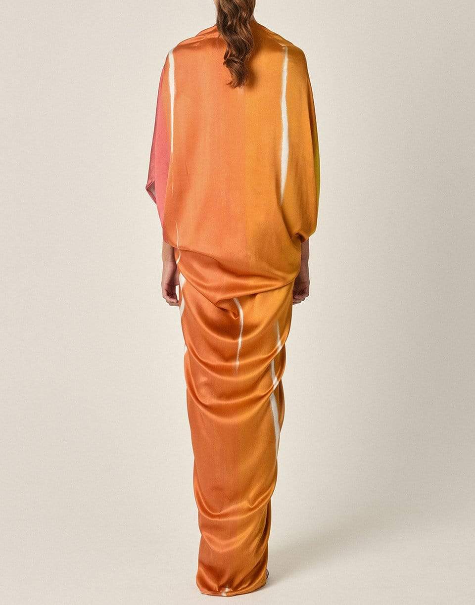 SILVIA TCHERASSI-Cloister Dress-ORANGE