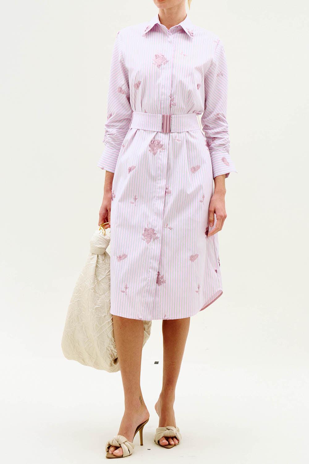 Kendi Midi Shirt Dress-PINK-XXS-CLOTHINGDRESSCASUAL-SILVIA TCHERASSI