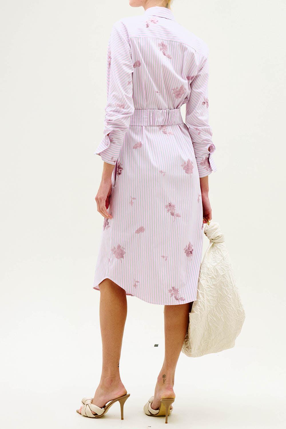 Kendi Midi Shirt Dress-PINK-XXS-CLOTHINGDRESSCASUAL-SILVIA TCHERASSI