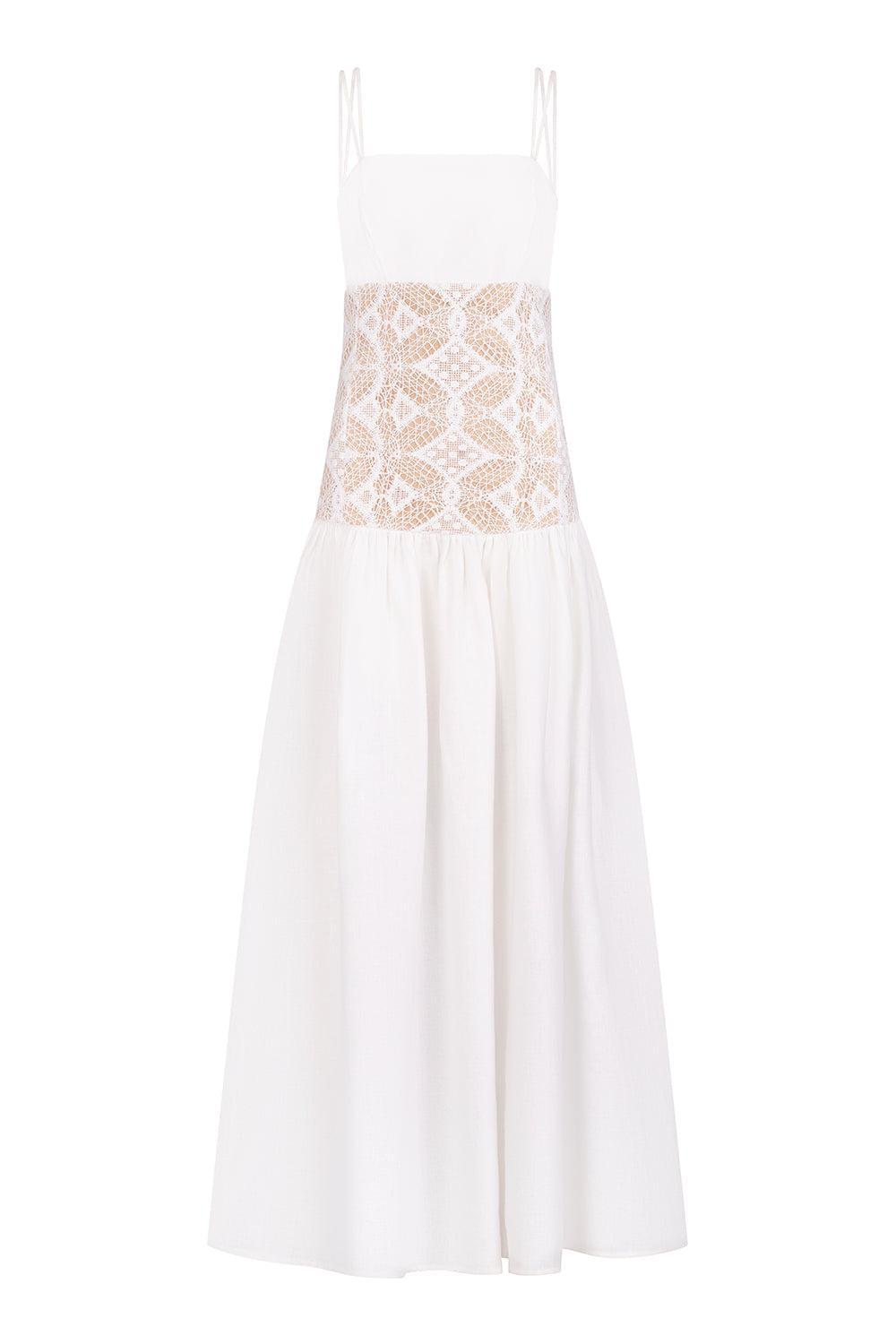 Pilar Dress-WHITE-XS-CLOTHINGDRESSCASUAL-SILVIA TCHERASSI