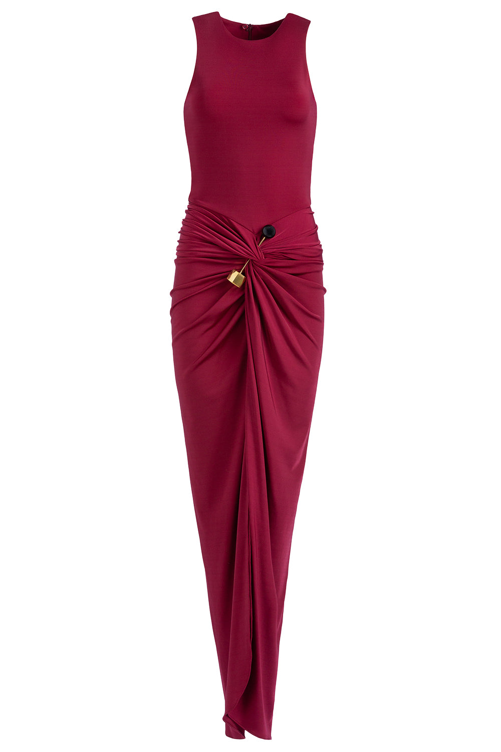  Leni Dress - Burgundy-RED-XS-CLOTHINGDRESSCOCKTAIL-SILVIA TCHERASSI 