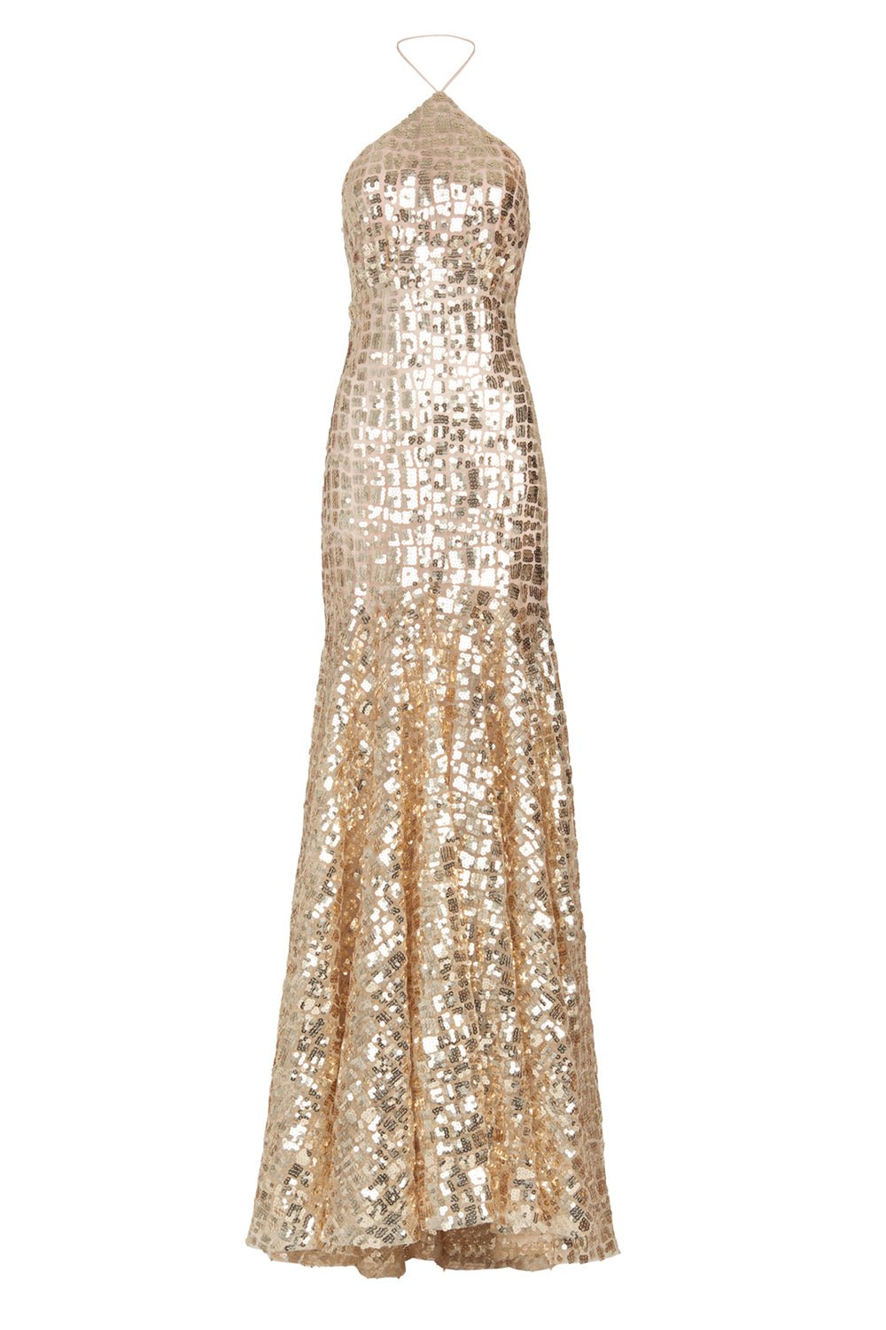 SILVIA TCHERASSI-Lottise Gown-GOLD