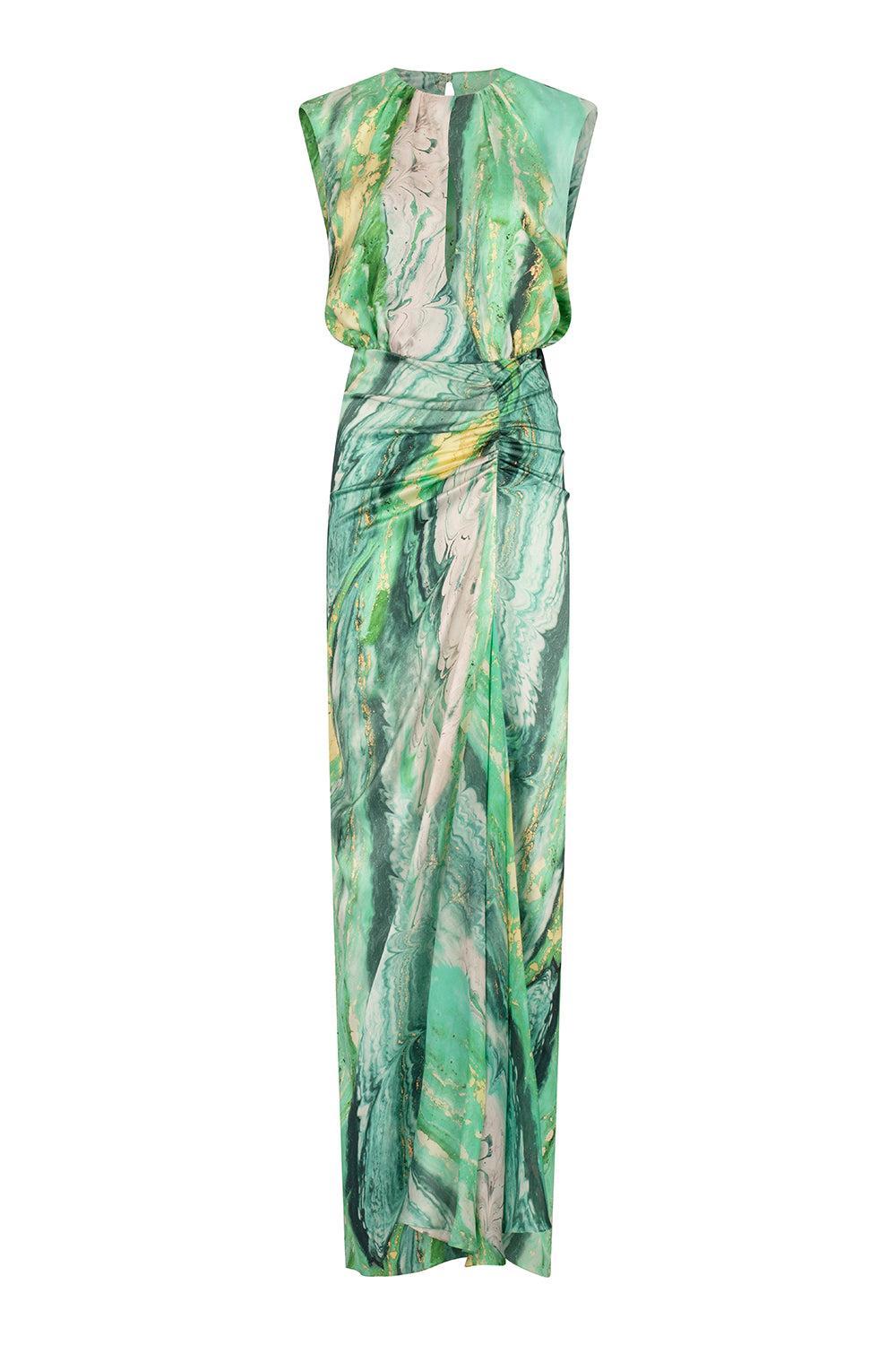 Samaira Dress-GRNMARBL-XS-CLOTHINGDRESSGOWN-SILVIA TCHERASSI