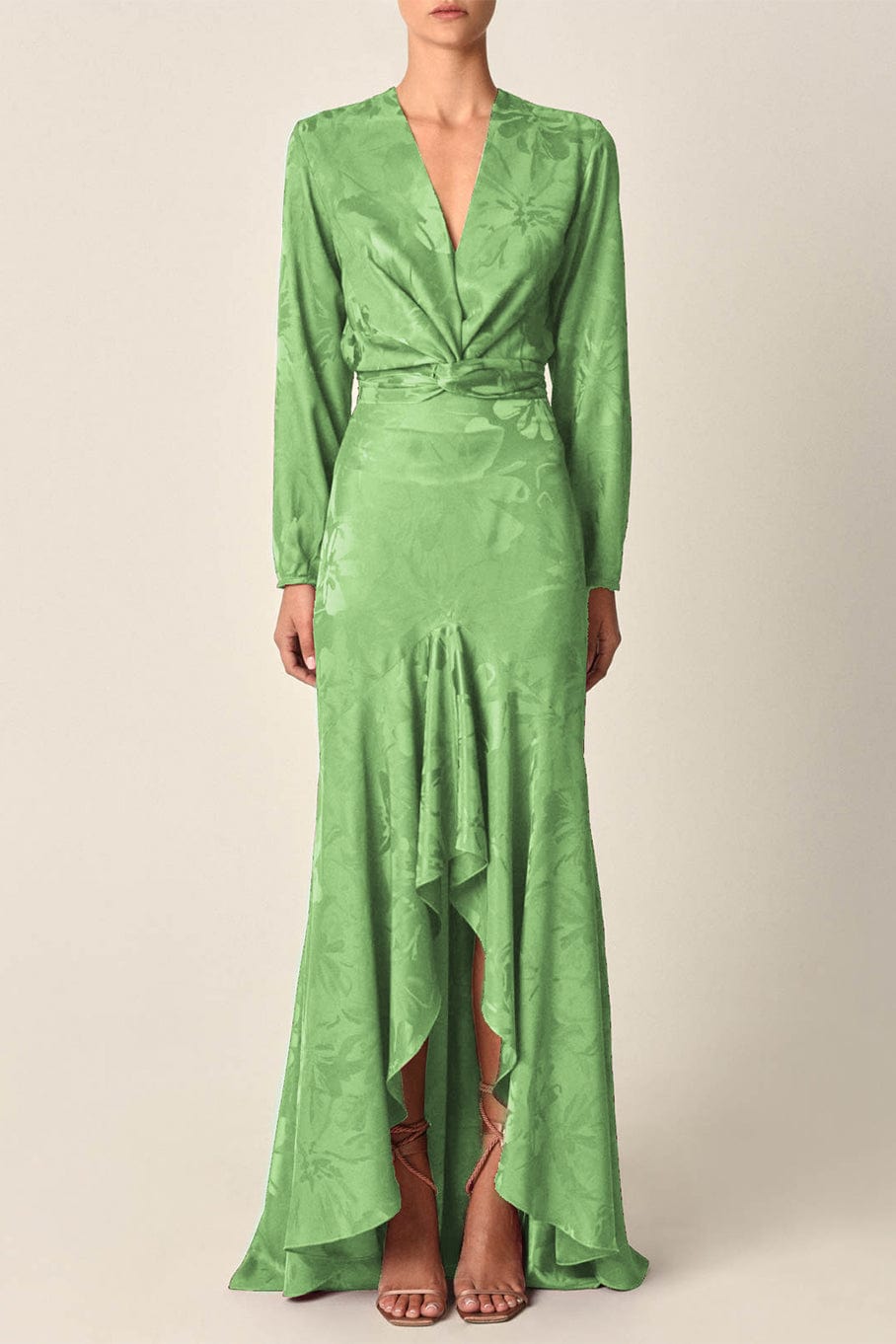 SILVIA TCHERASSI-Albarella Dress - Kelly Green-