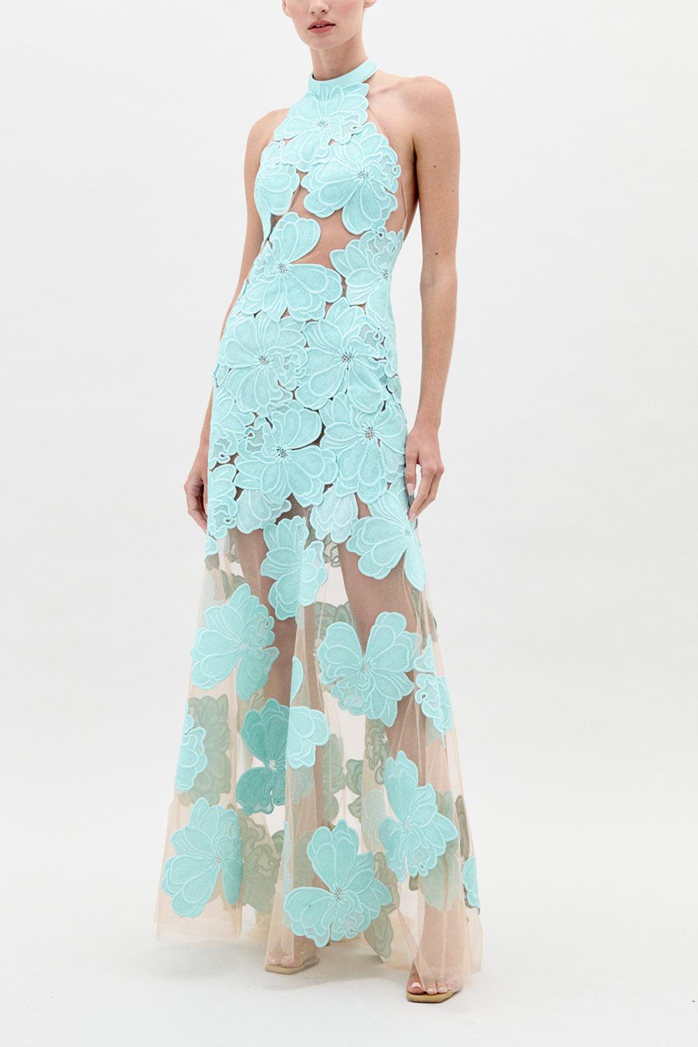 Mab Dress-TURQUOIS-XS-CLOTHINGDRESSGOWN-SILVIA TCHERASSI