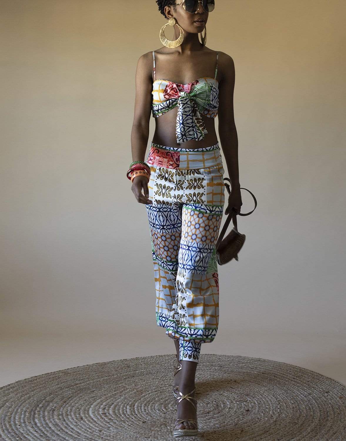 SILVIA TCHERASSI-Silk Wotton Bralette-
