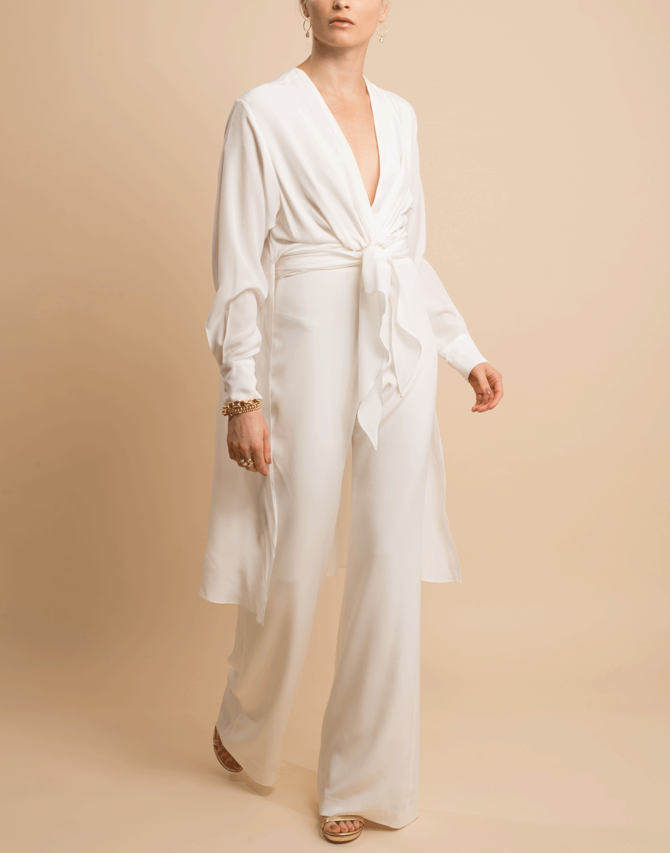 SILVIA TCHERASSI-White Heidy Jumpsuit-