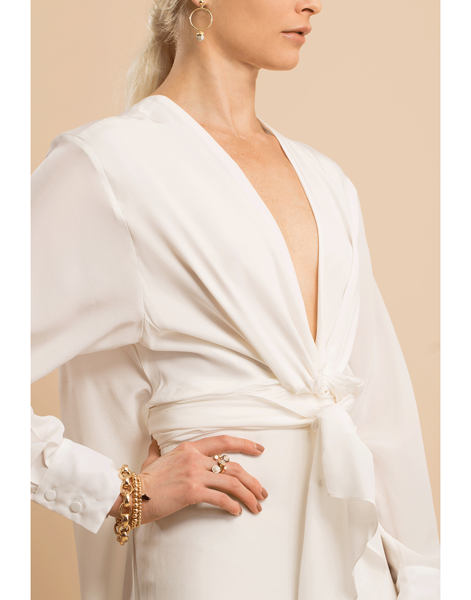 SILVIA TCHERASSI-White Heidy Jumpsuit-
