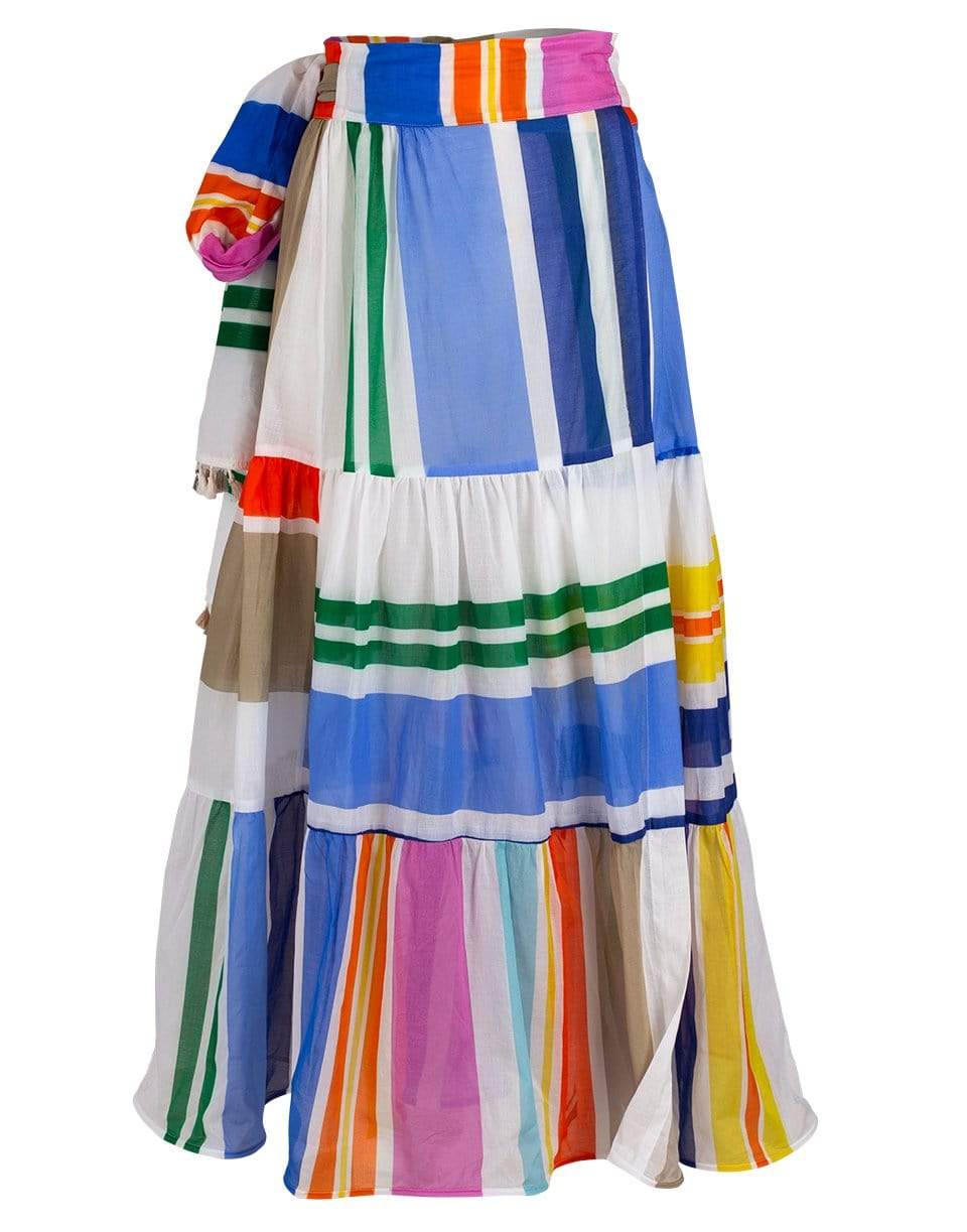 SILVIA TCHERASSI-Gingham Binasco Skirt-