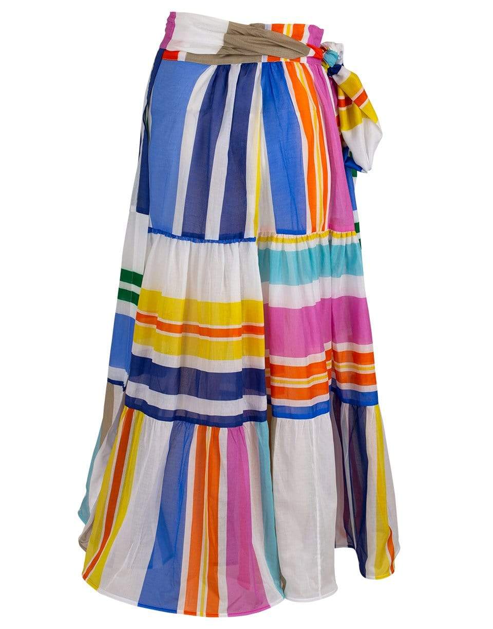 SILVIA TCHERASSI-Gingham Binasco Skirt-