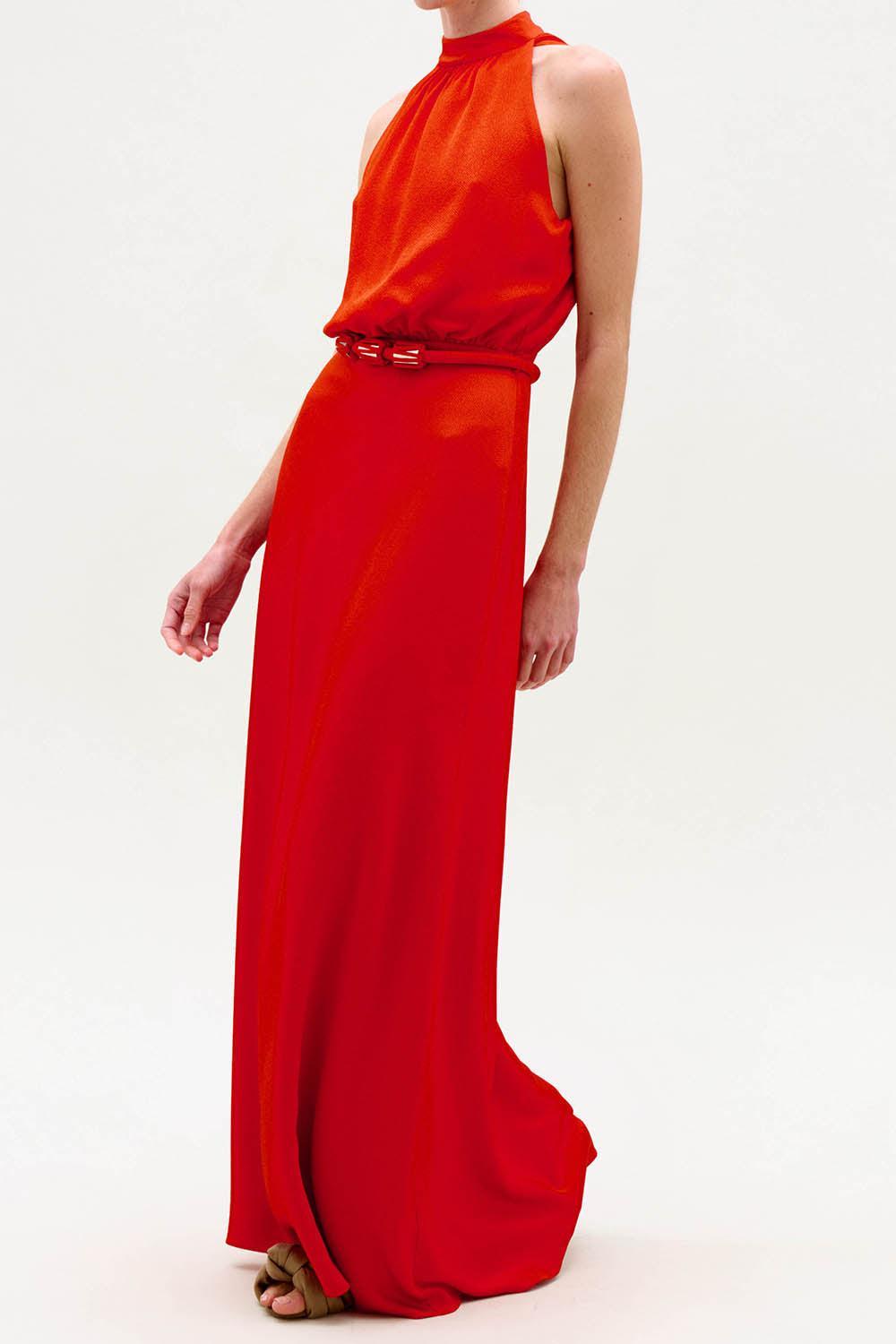 Damara Dress-ORANGE-XS-CLOTHINGSPECIALPOP UP-SILVIA TCHERASSI