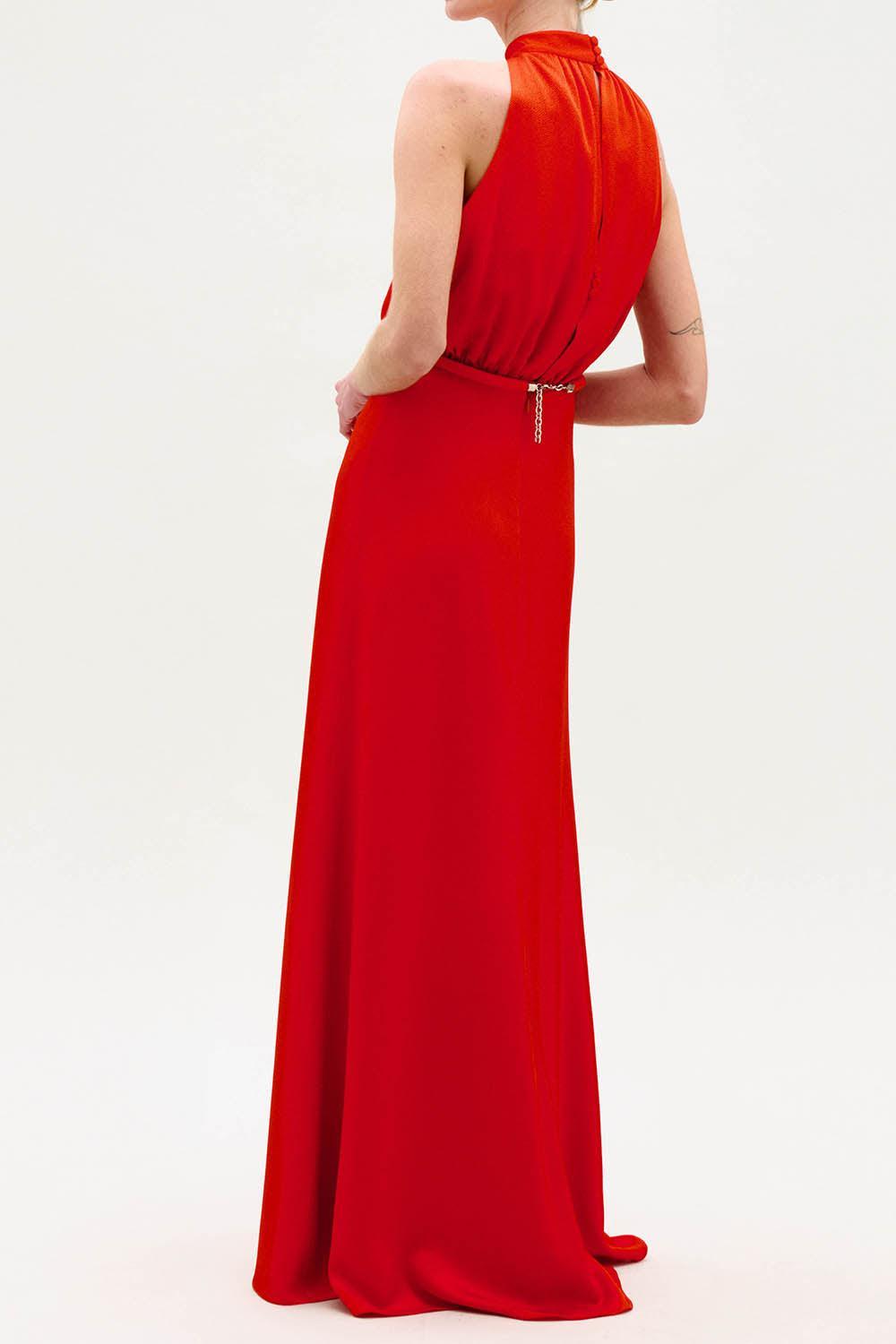 Damara Dress-ORANGE-XS-CLOTHINGSPECIALPOP UP-SILVIA TCHERASSI