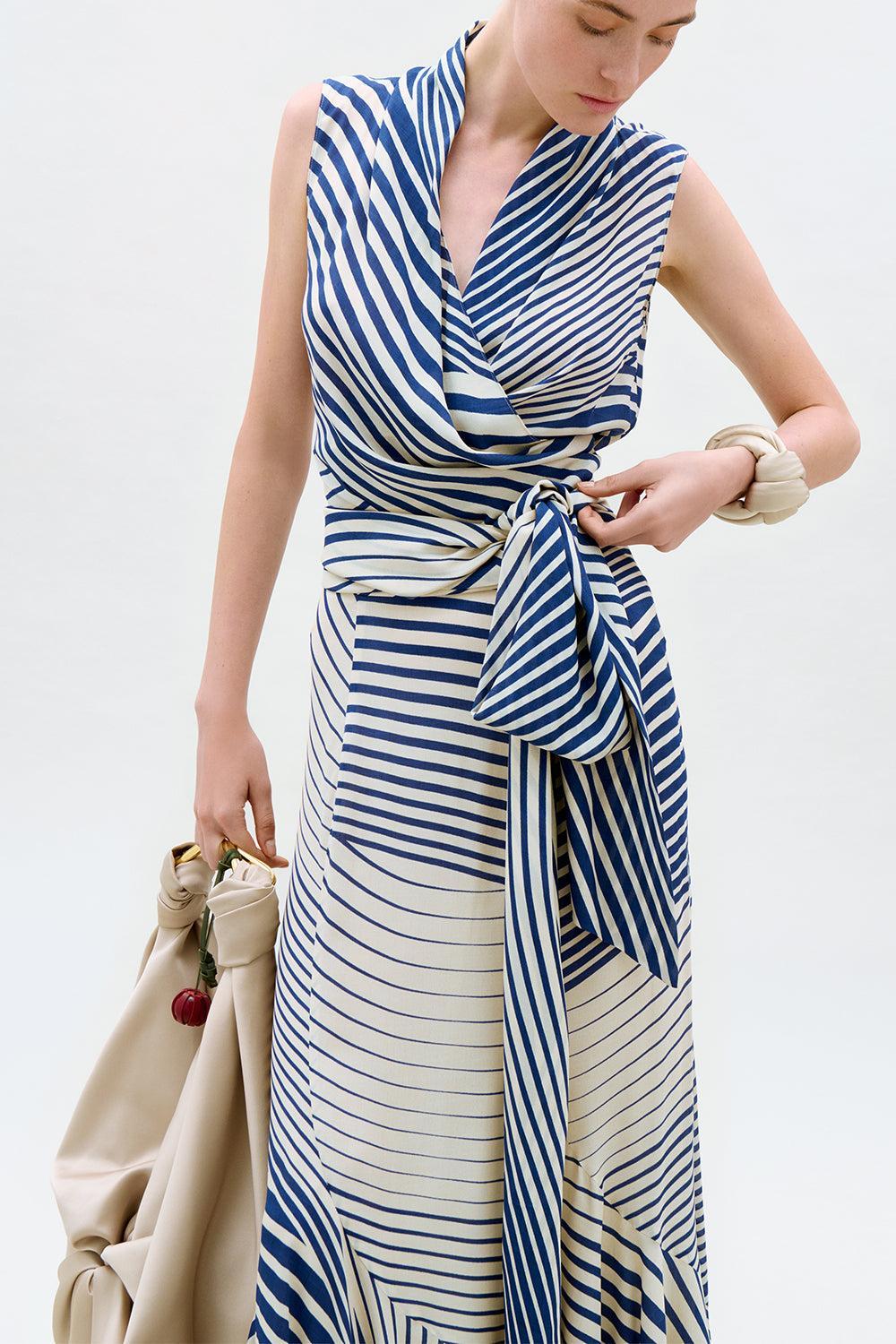 Joaquina Blouse-STRIPE-S-CLOTHINGSPECIALPOP UP-SILVIA TCHERASSI