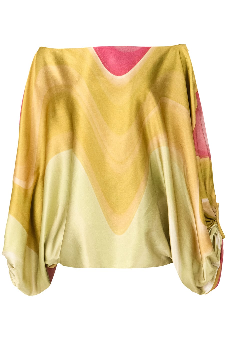 SILVIA TCHERASSI-Bellagio Blouse - Abstract Wave-