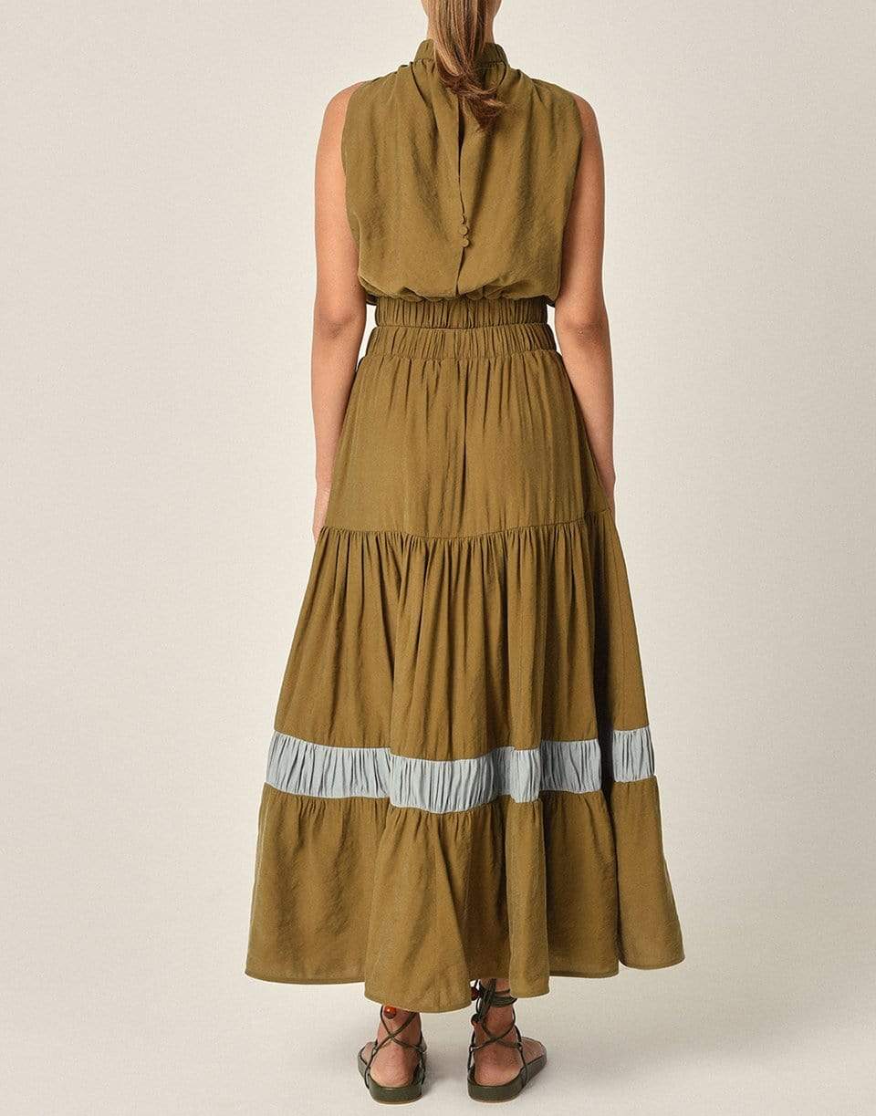 SILVIA TCHERASSI-Stefano Blouse - Olive-
