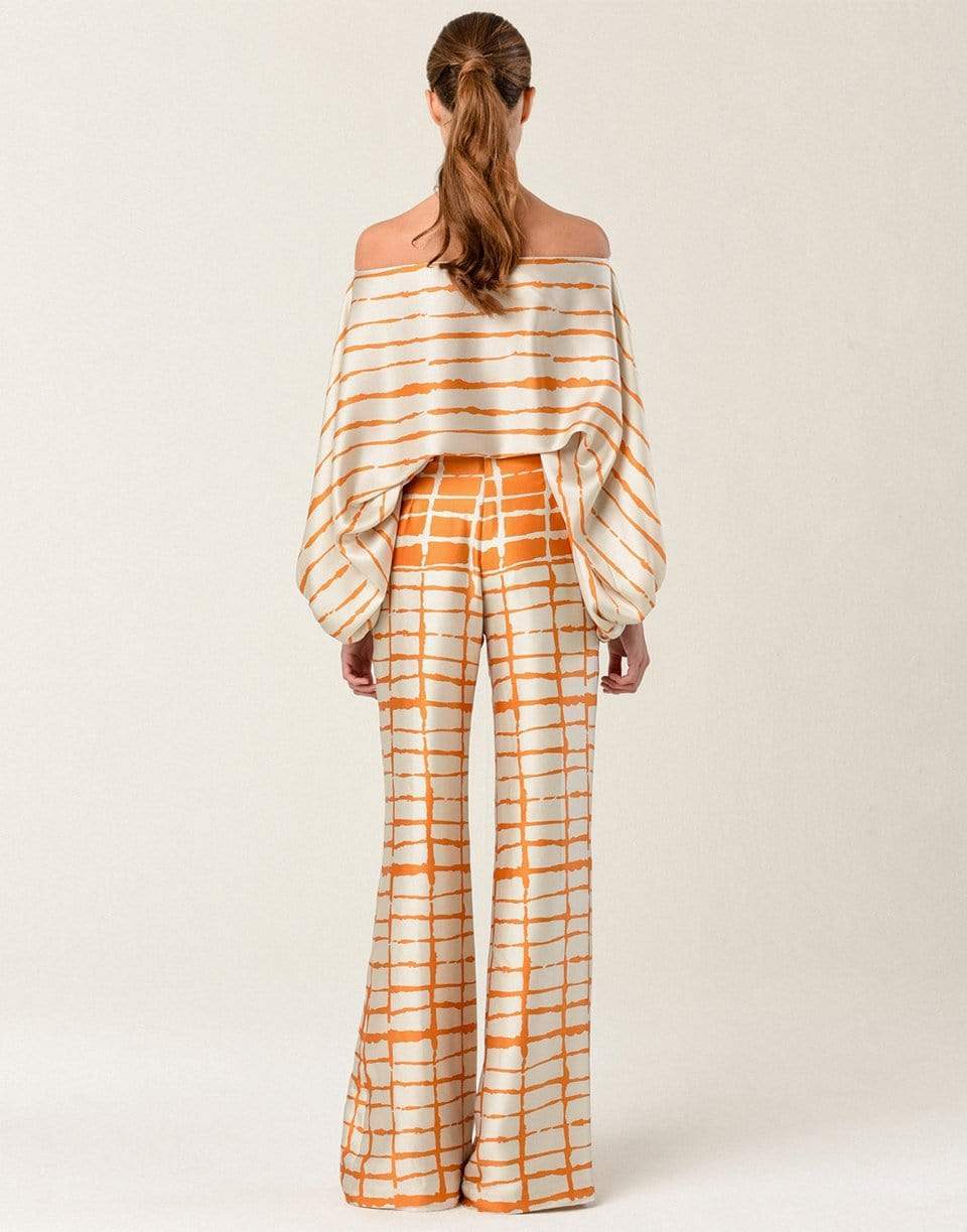 SILVIA TCHERASSI-Orange Bellagio Blouse-
