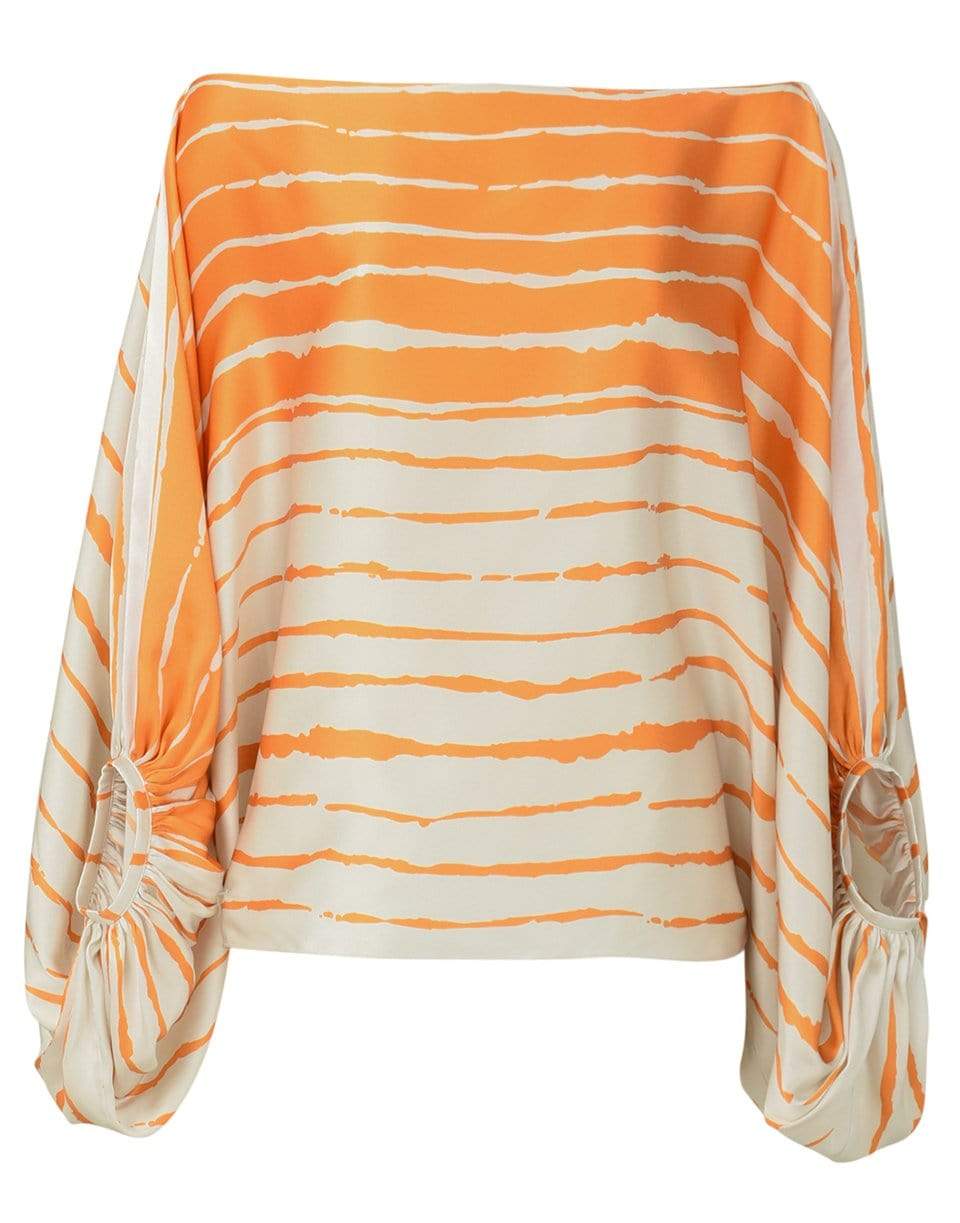 SILVIA TCHERASSI-Orange Bellagio Blouse-