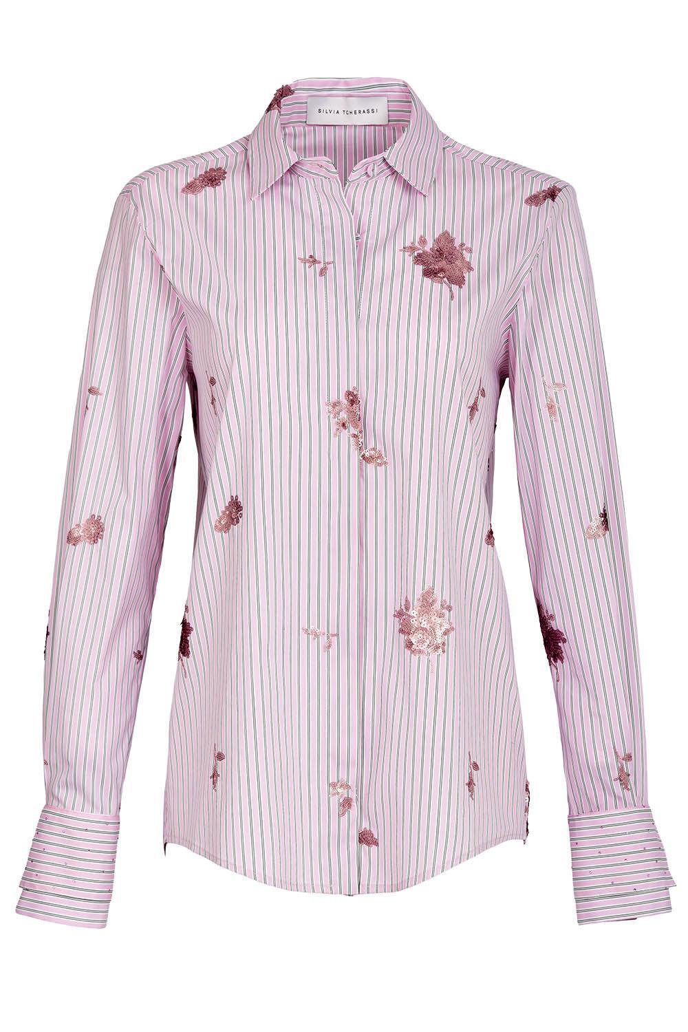 Linette Long Sleeve Blouse-PINK-XXS-CLOTHINGTOPBLOUSE-SILVIA TCHERASSI
