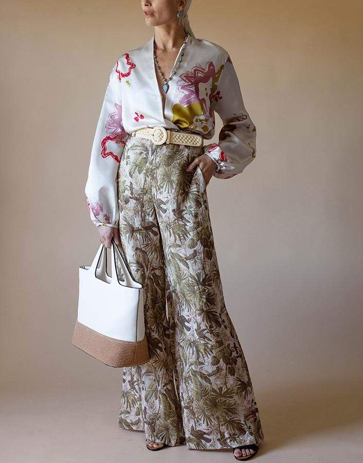 SILVIA TCHERASSI-Campari Blouse-PINKMULT