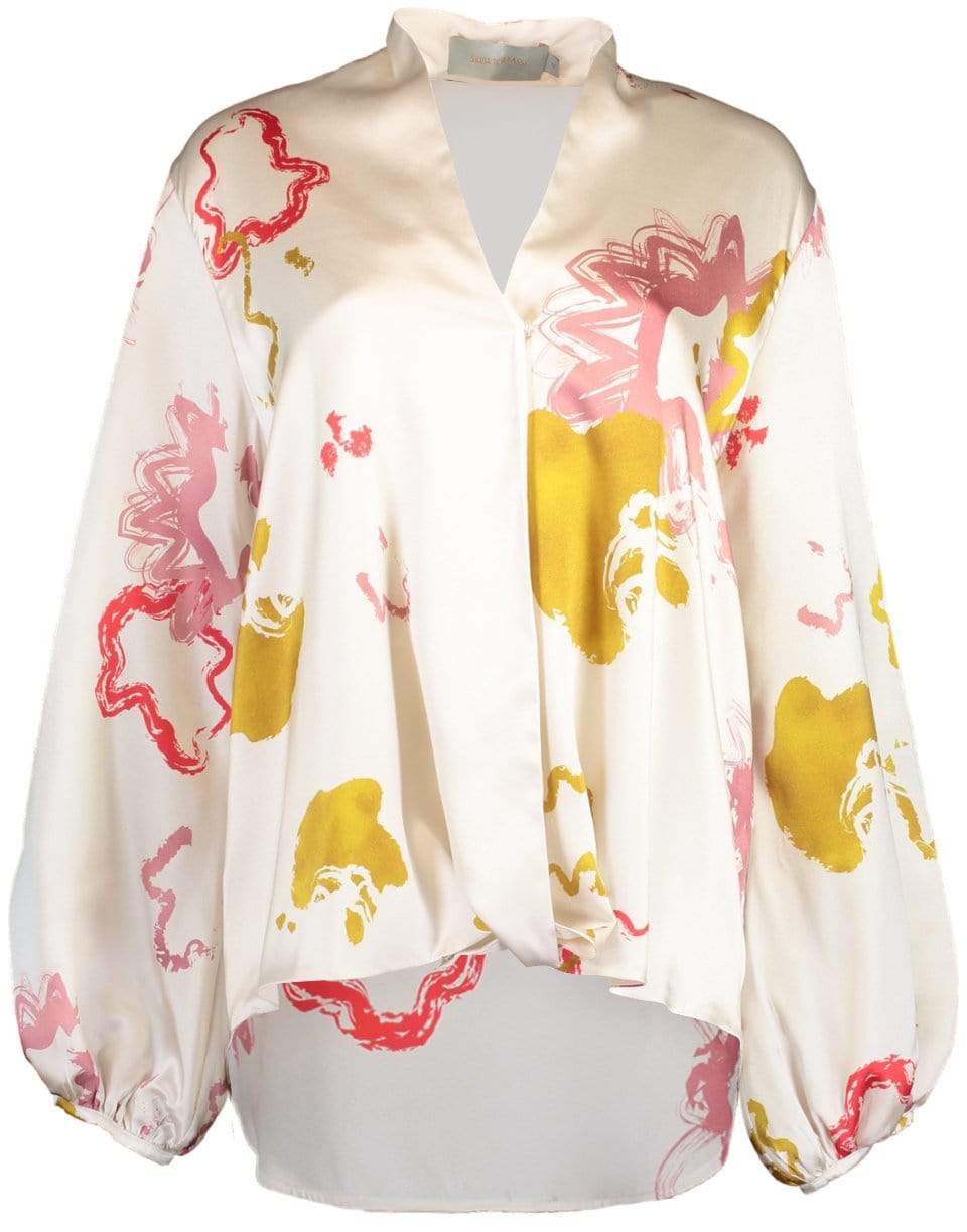 SILVIA TCHERASSI-Campari Blouse-PINKMULT